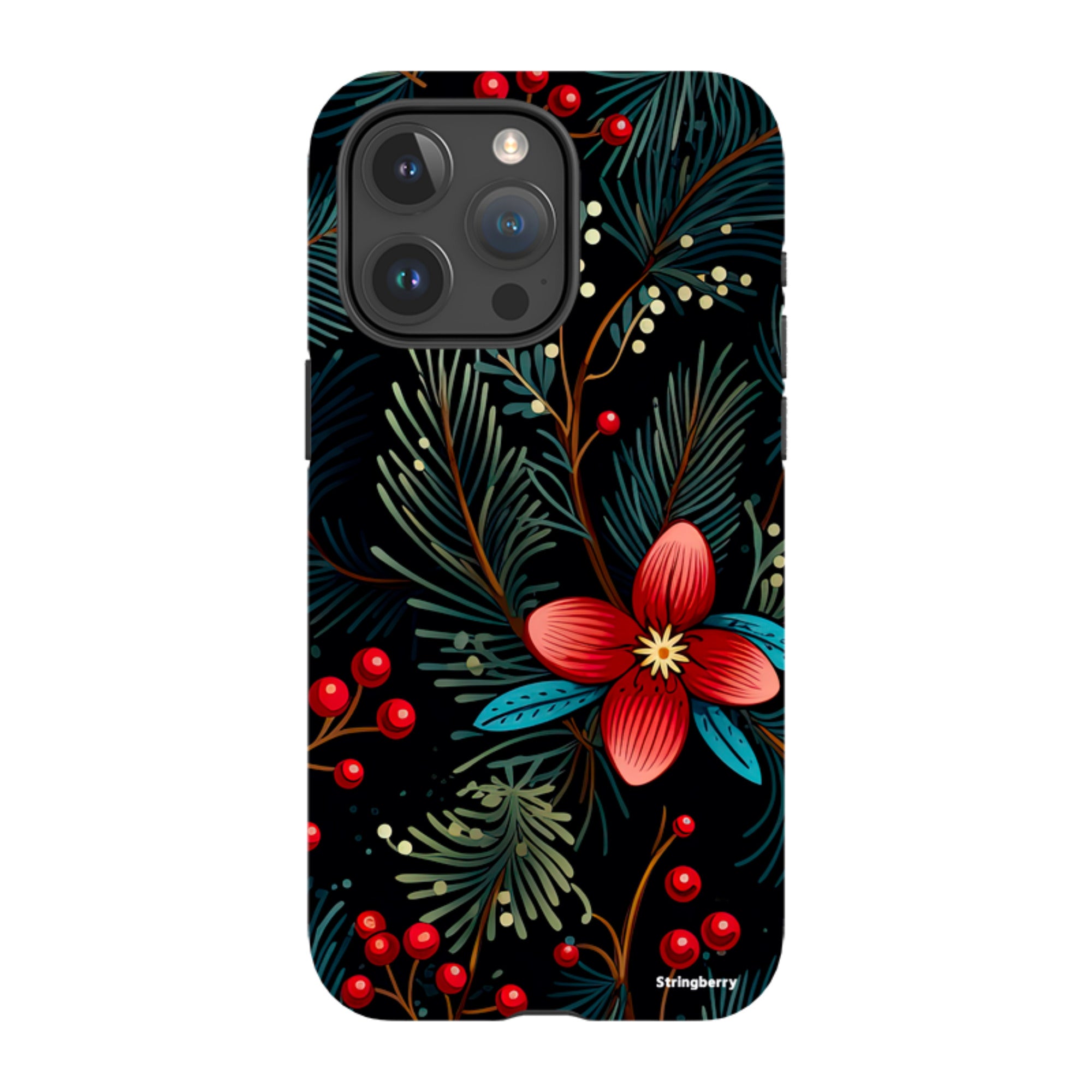 iPhone Tough Case - Red Berries