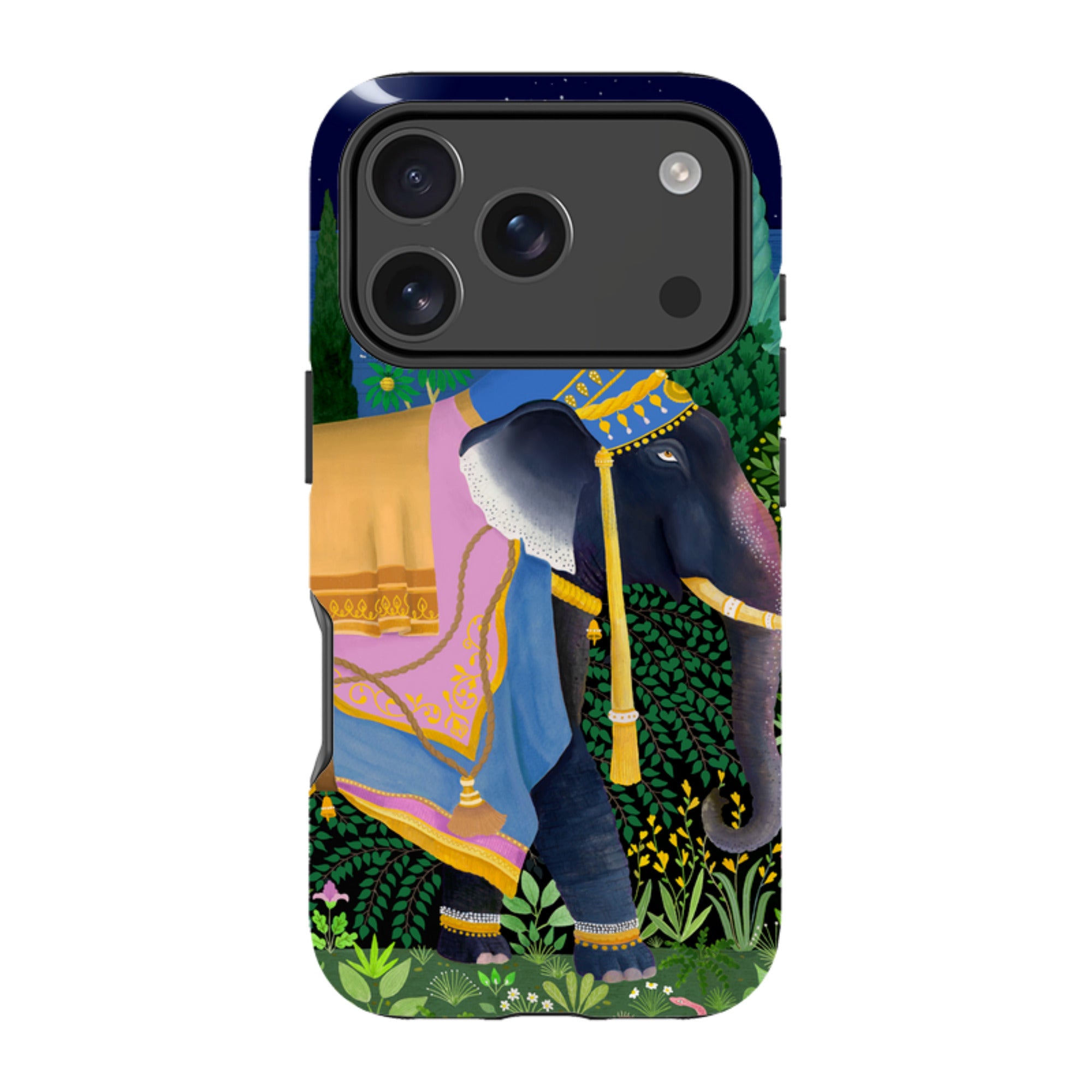 iPhone Tough Case - Indian Elephant By Bex Parkin