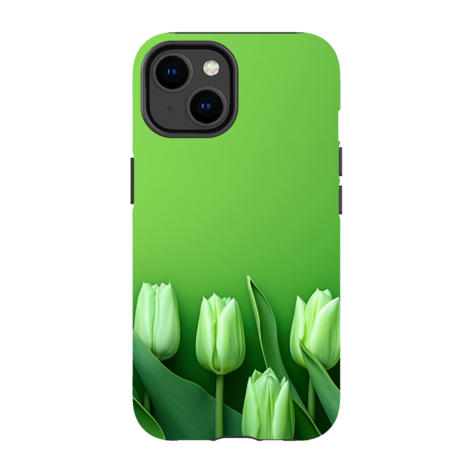 iPhone Tough Case -Green Floral