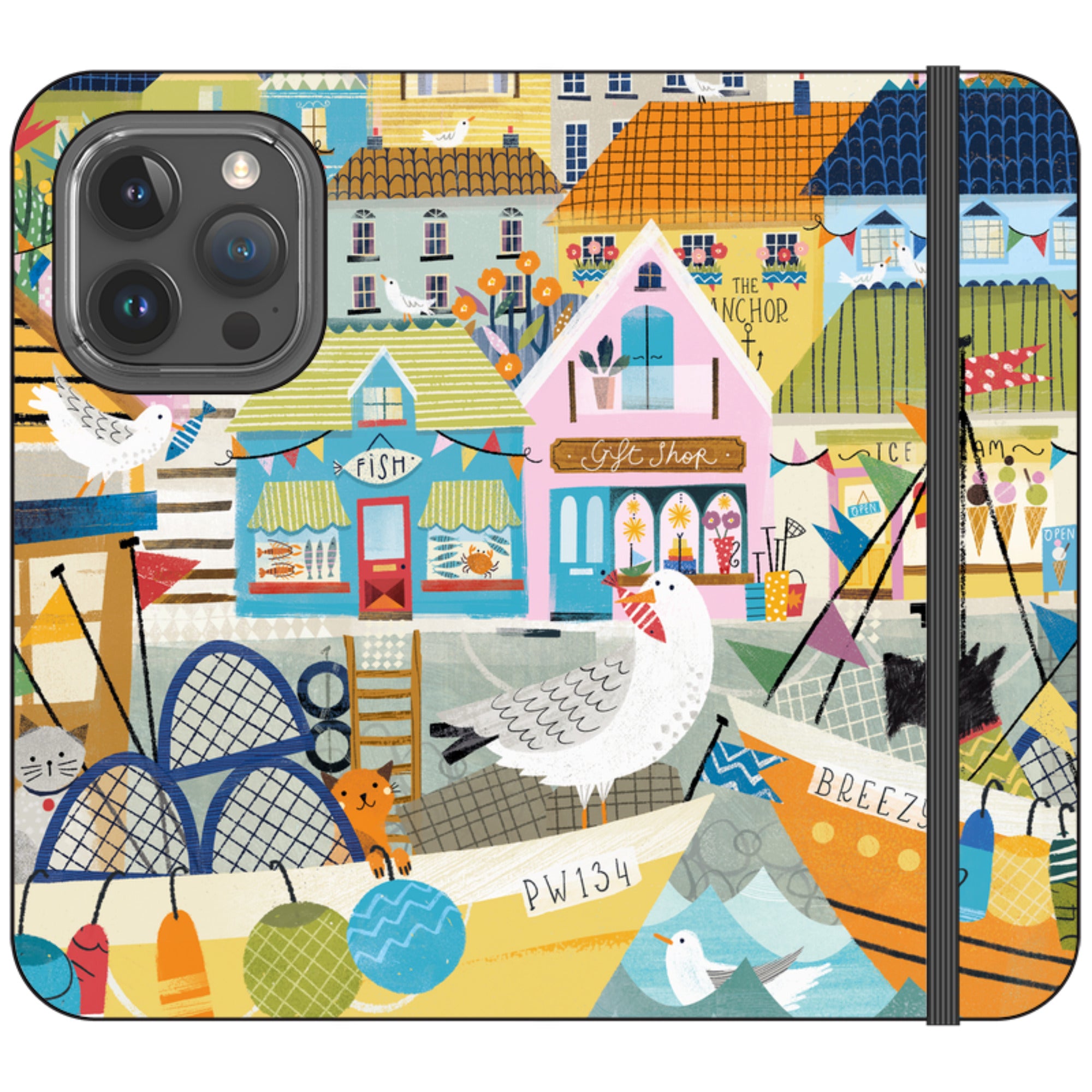 Harbour Wallet Case By Ali Brookes