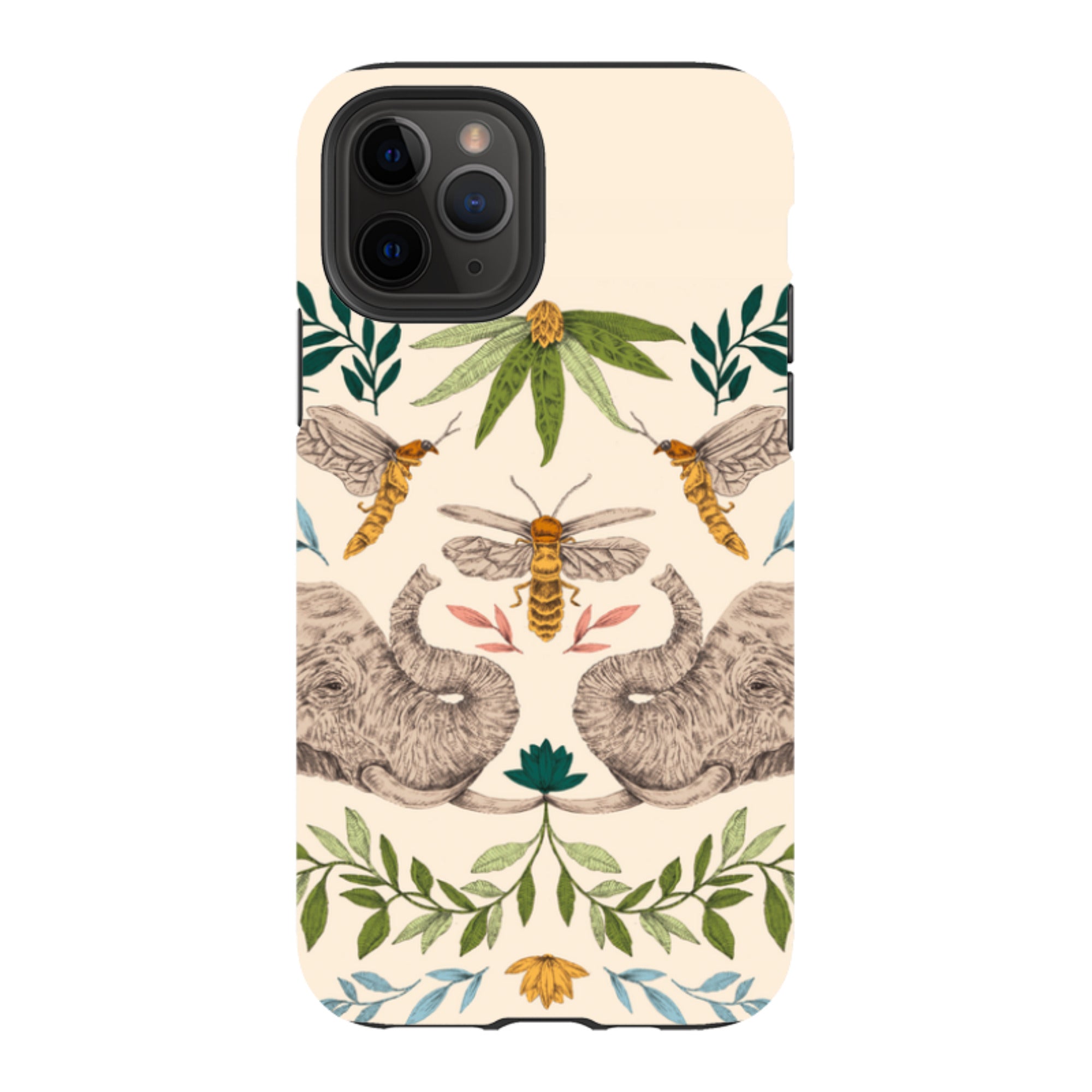 iPhone Tough Case - Elephant Firefly By Jade Mosinski