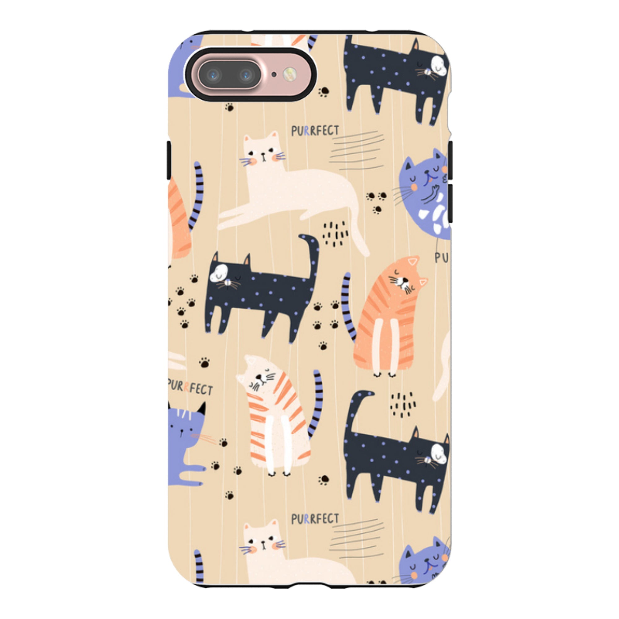 iPhone Tough Case - Purrfect