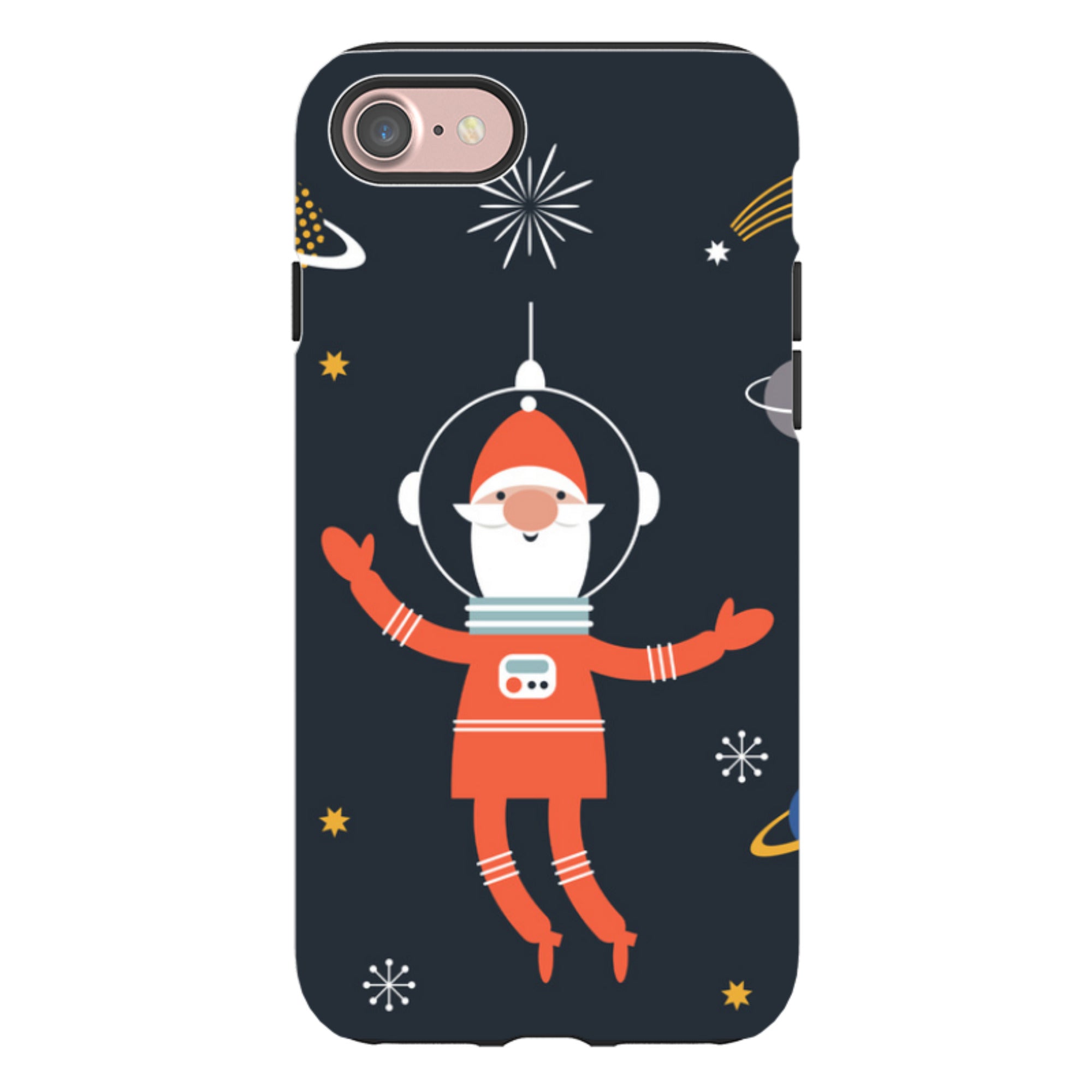 iPhone Tough Case - Cosmic Santa