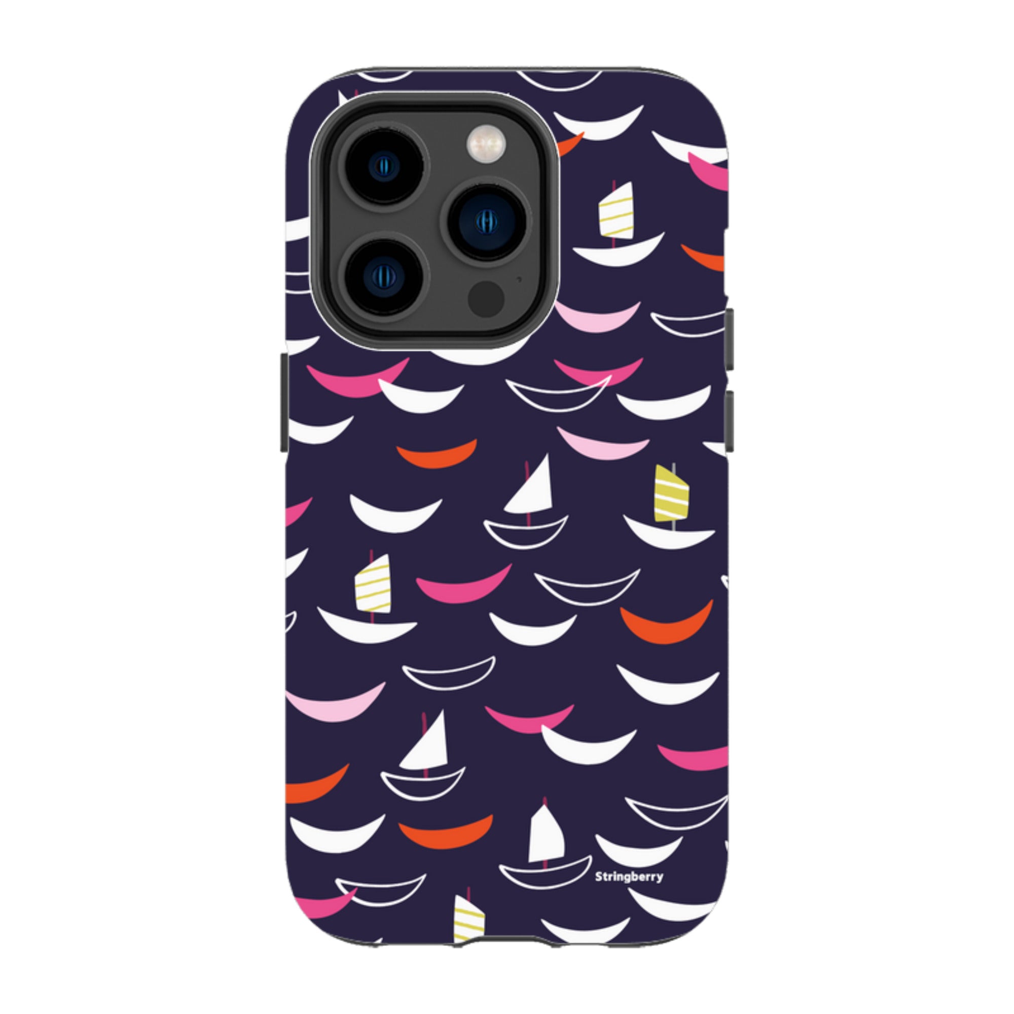 iPhone MagSafe Tough Case -  Little Boats By Ali Brookes
