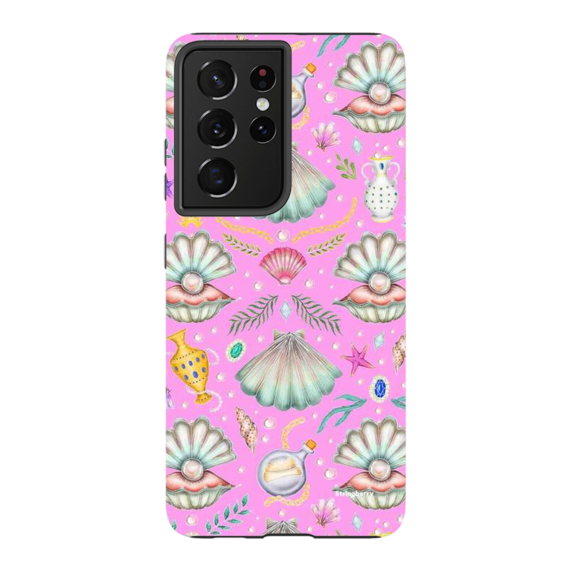 Samsung Tough Case - Pearl's Fantasy Candy Pink By Catherine Rowe