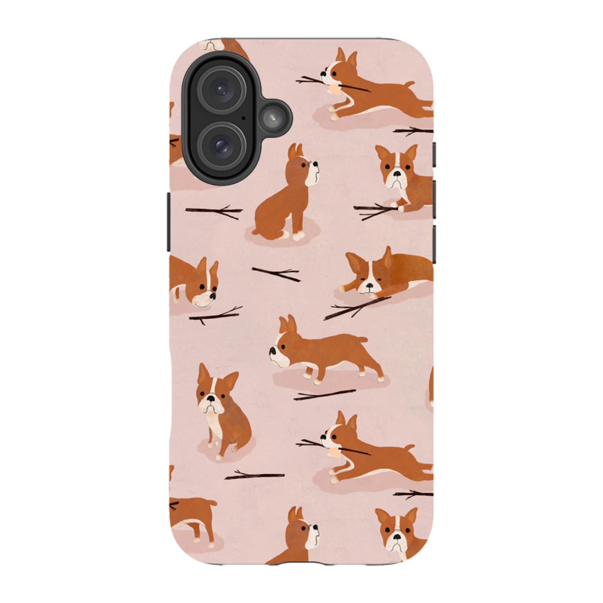 iPhone MagSafe Tough Case -  Boston Terrier By Katherine Quinn