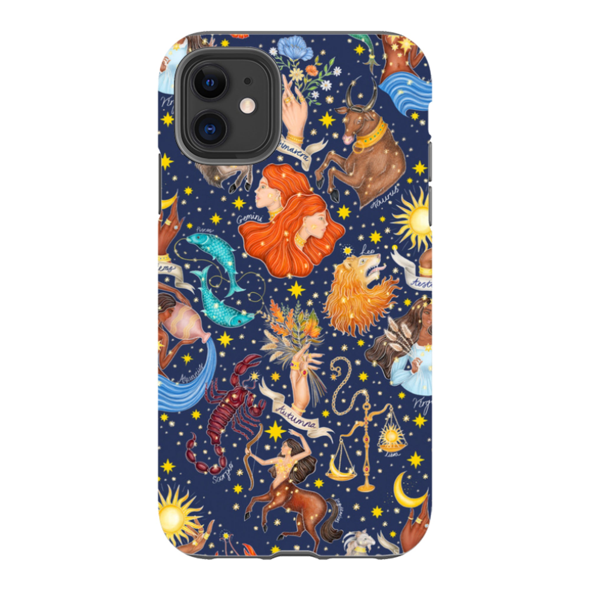iPhone Tough Case - Zodiac Composite By Catherine Rowe