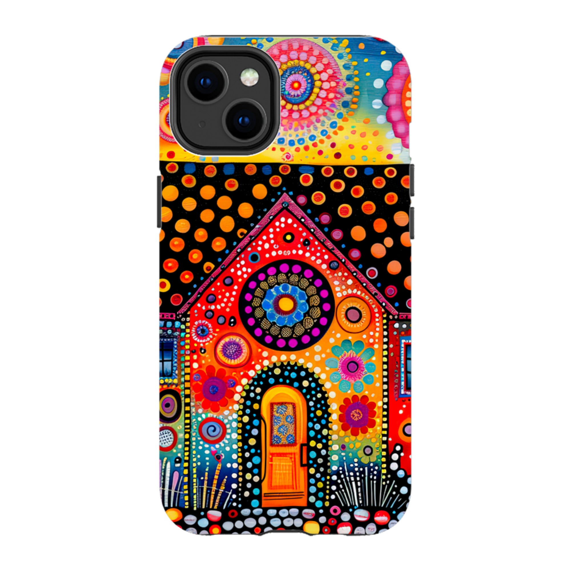 iPhone Case - Folk Art House IV