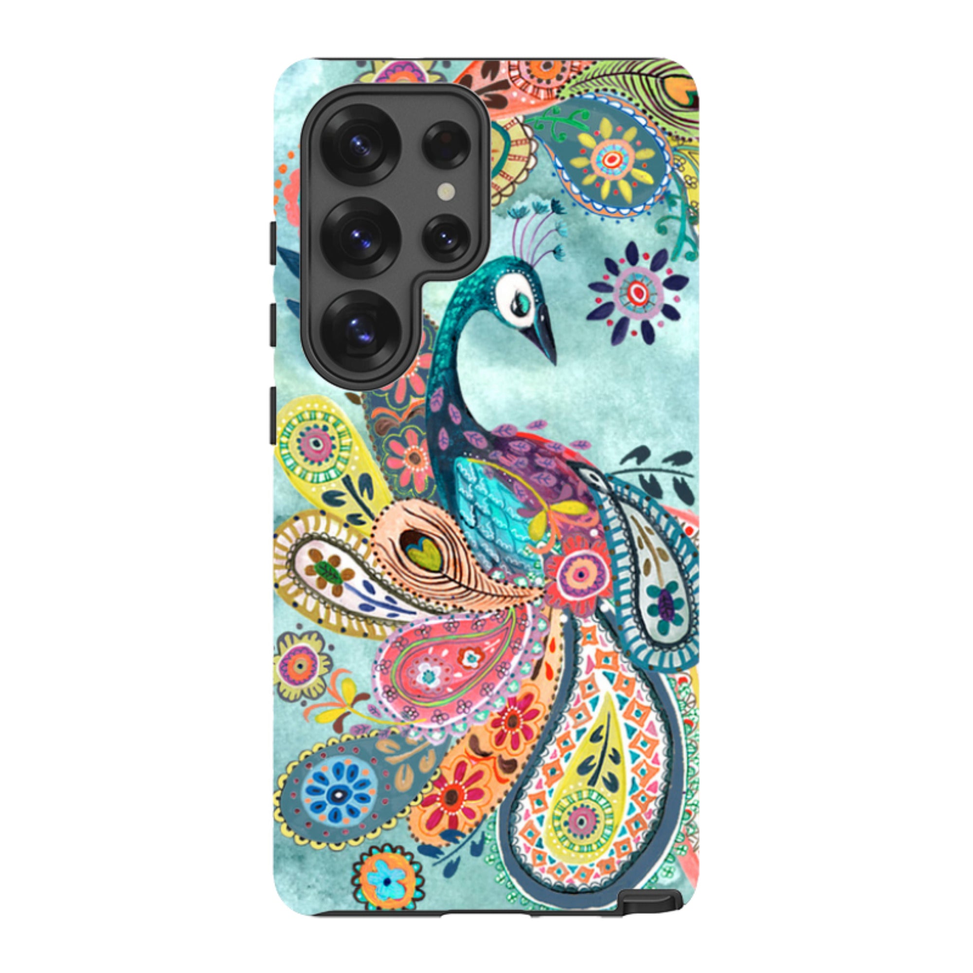 Samsung Tough Case - Peacock Dreams By Caroline Bonne Muller