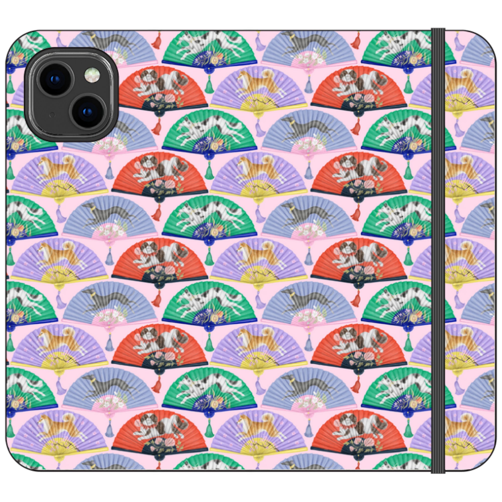 Dog Fan Wallet Case By Catherine Rowe