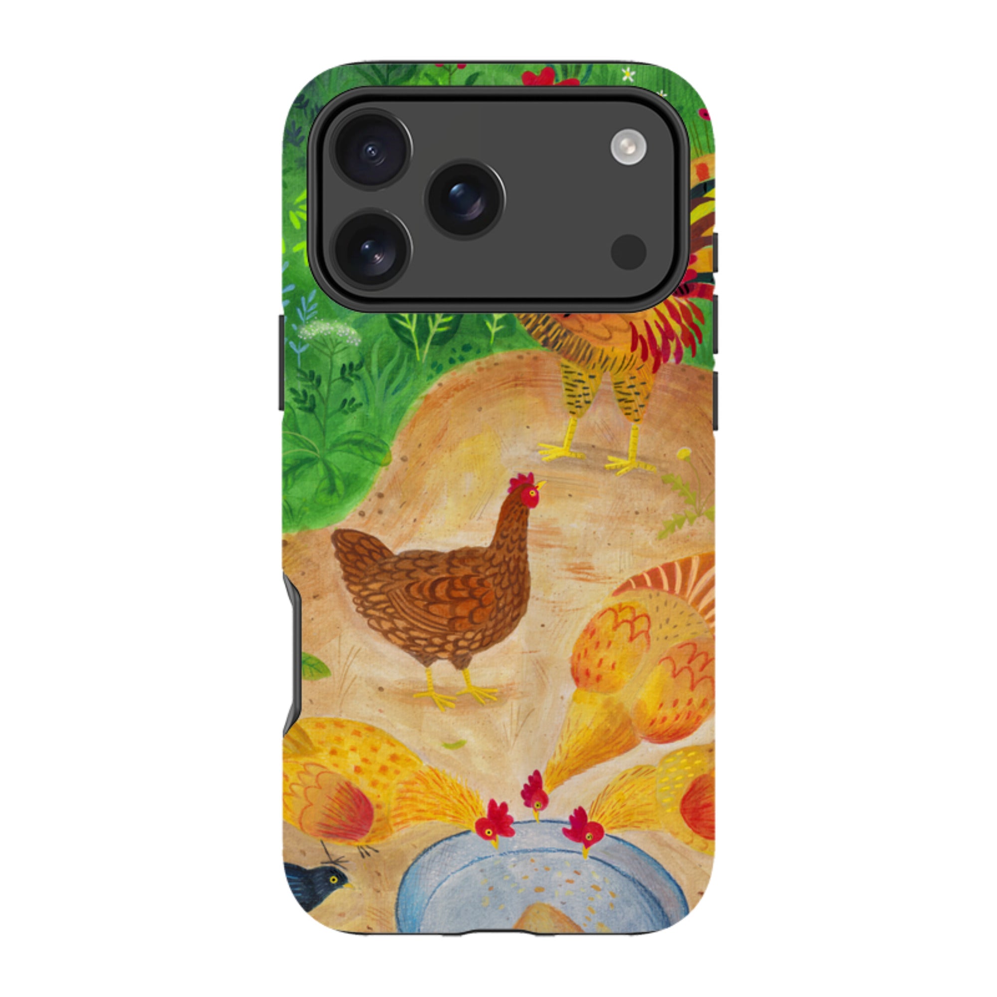 iPhone MagSafe Tough Case - Chickens By Bex Parkin