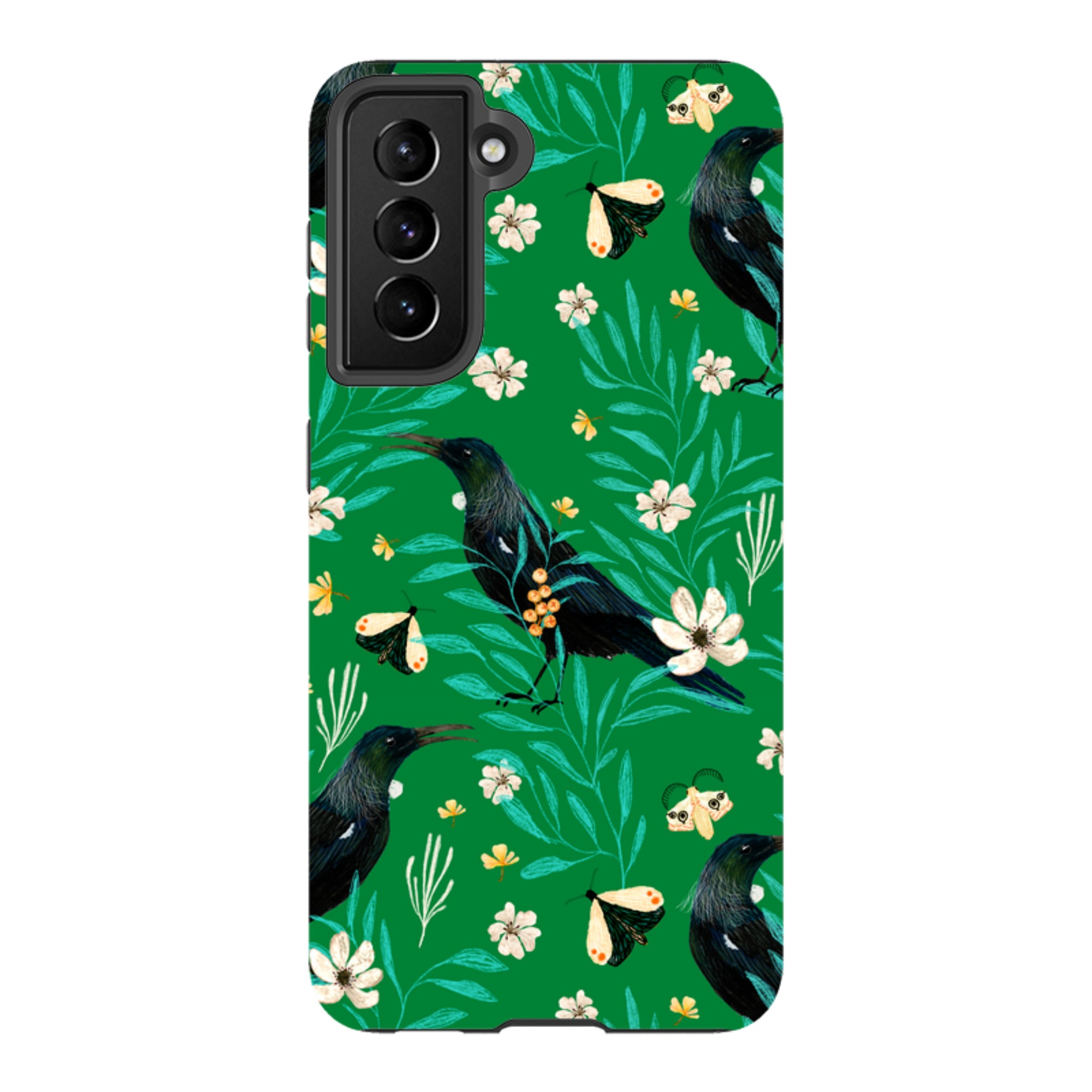 Samsung Tough Case - Tui Green By Katherine Quinn