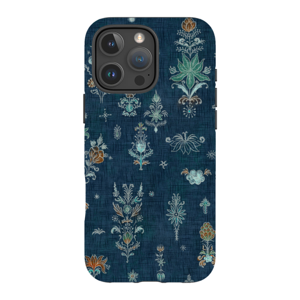 iPhone Tough Case - Jewel Spirit - Navy Rust By Katherine Quinn