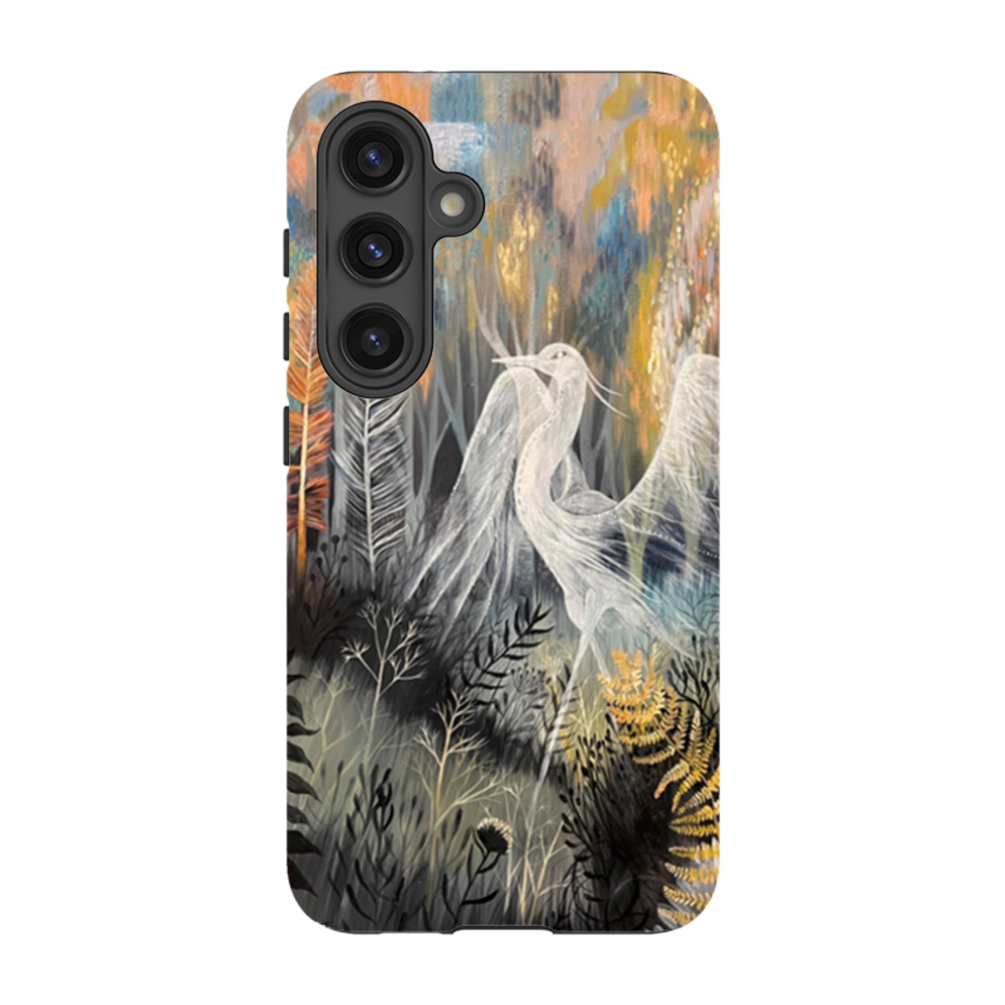 Samsung Tough Case - Ghost Heron By Mia Underwood