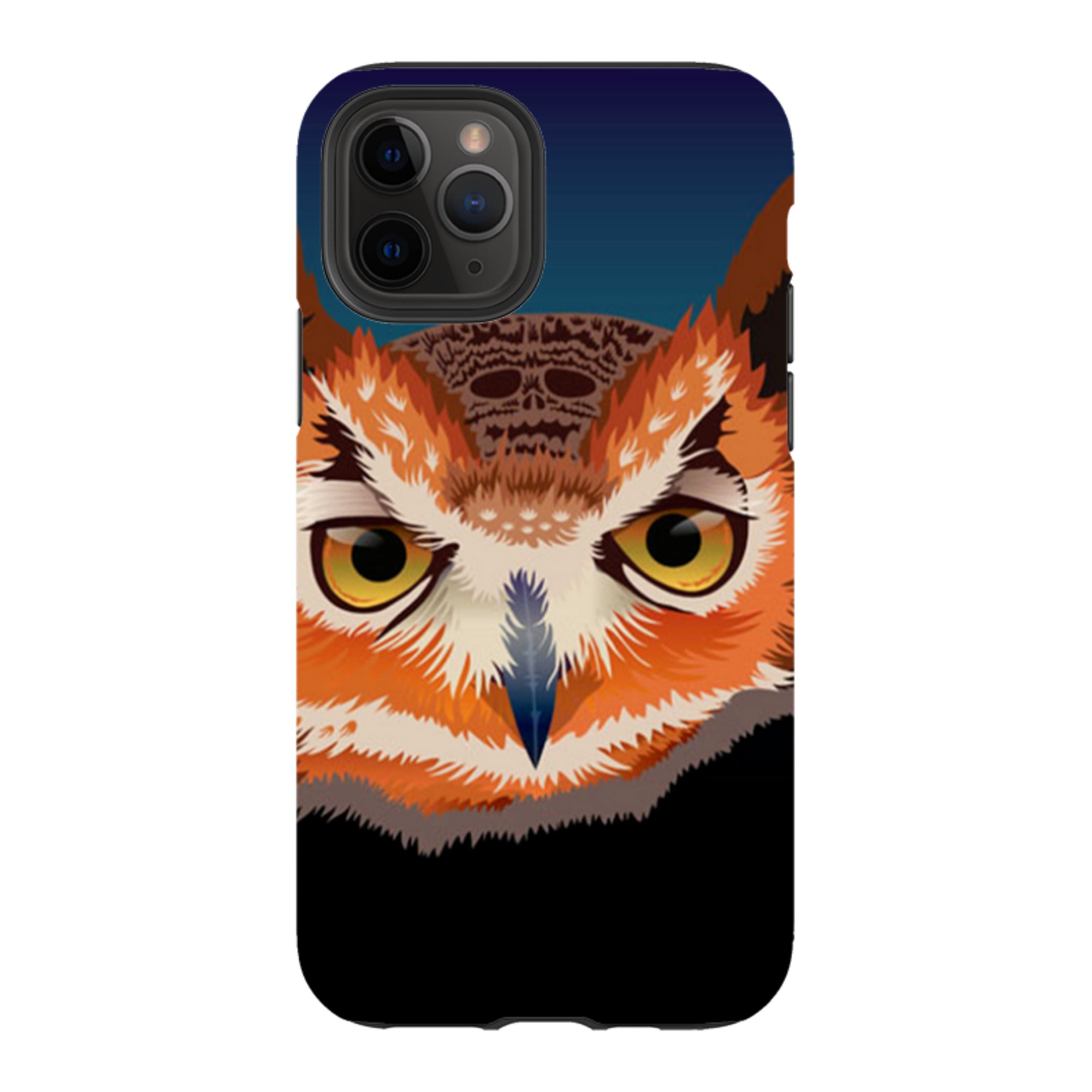 iPhone Tough Case - Owl By Mia Underwood