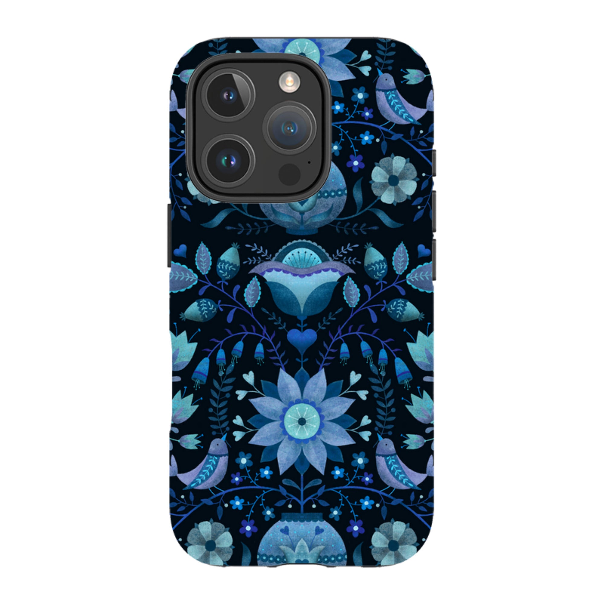 iPhone MagSafe Tough Case -  Blue Folk By Suzy Taylor