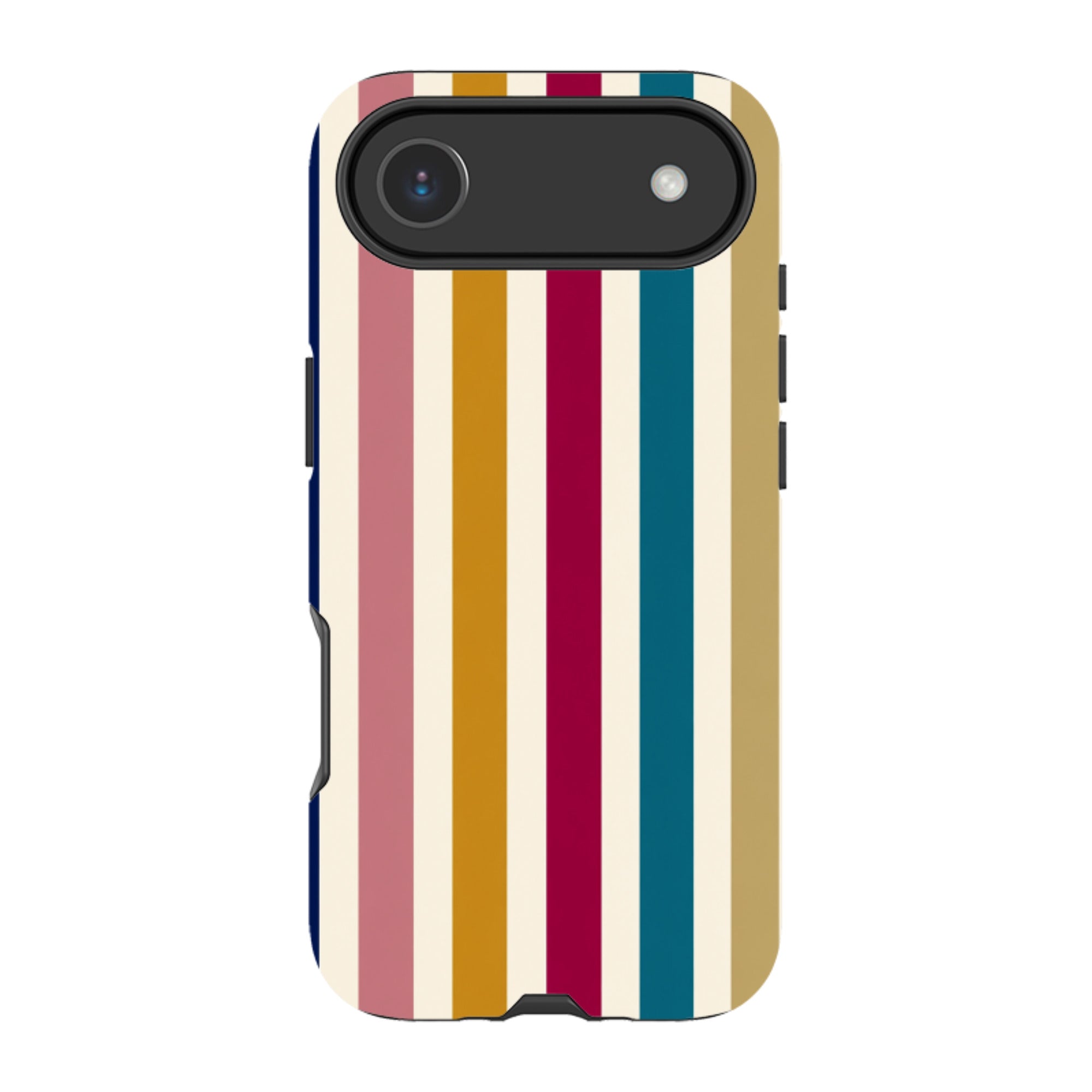 iPhone Tough Case - Mustard Gold Stripe