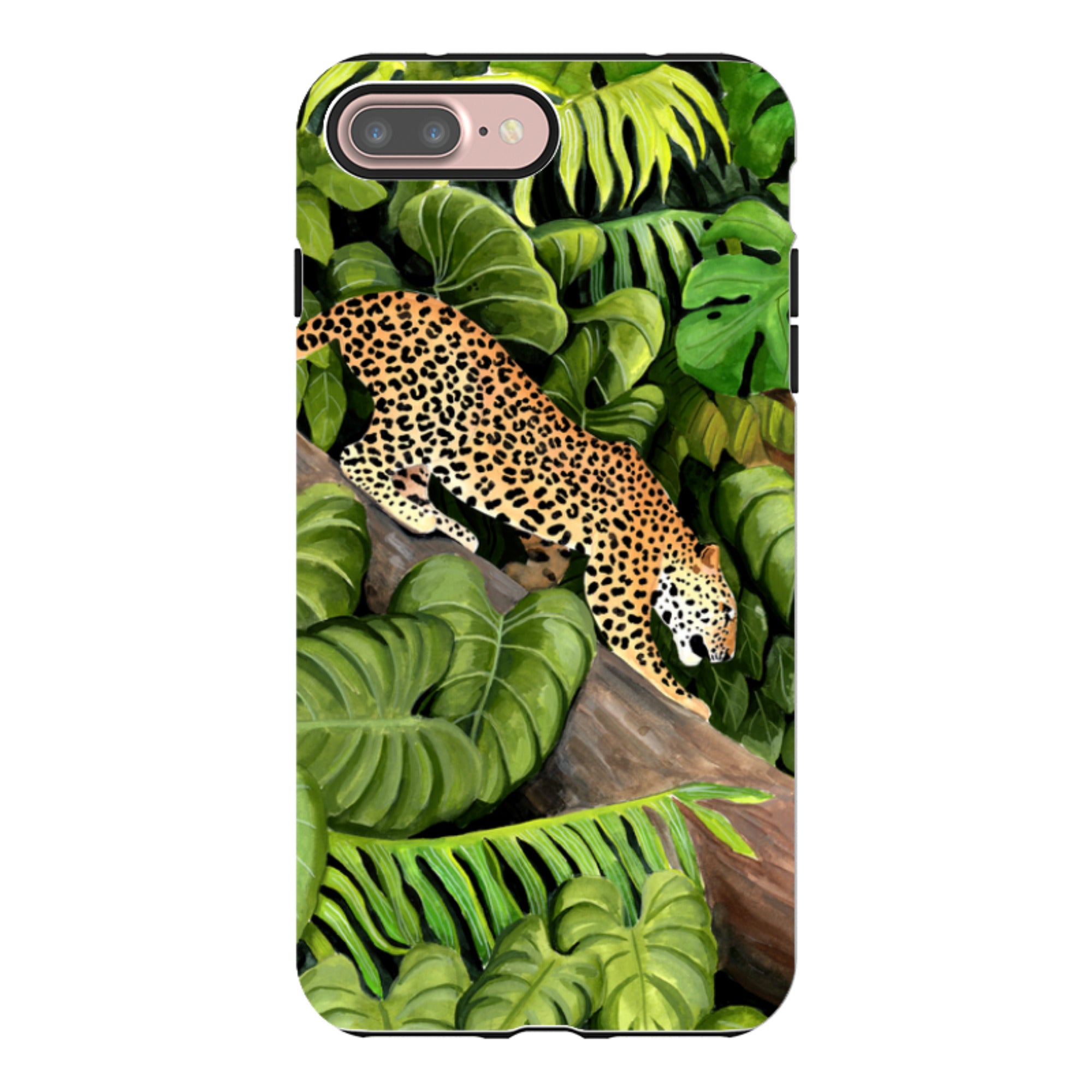 iPhone Tough Case - Leopard Poised By Bex Parkin