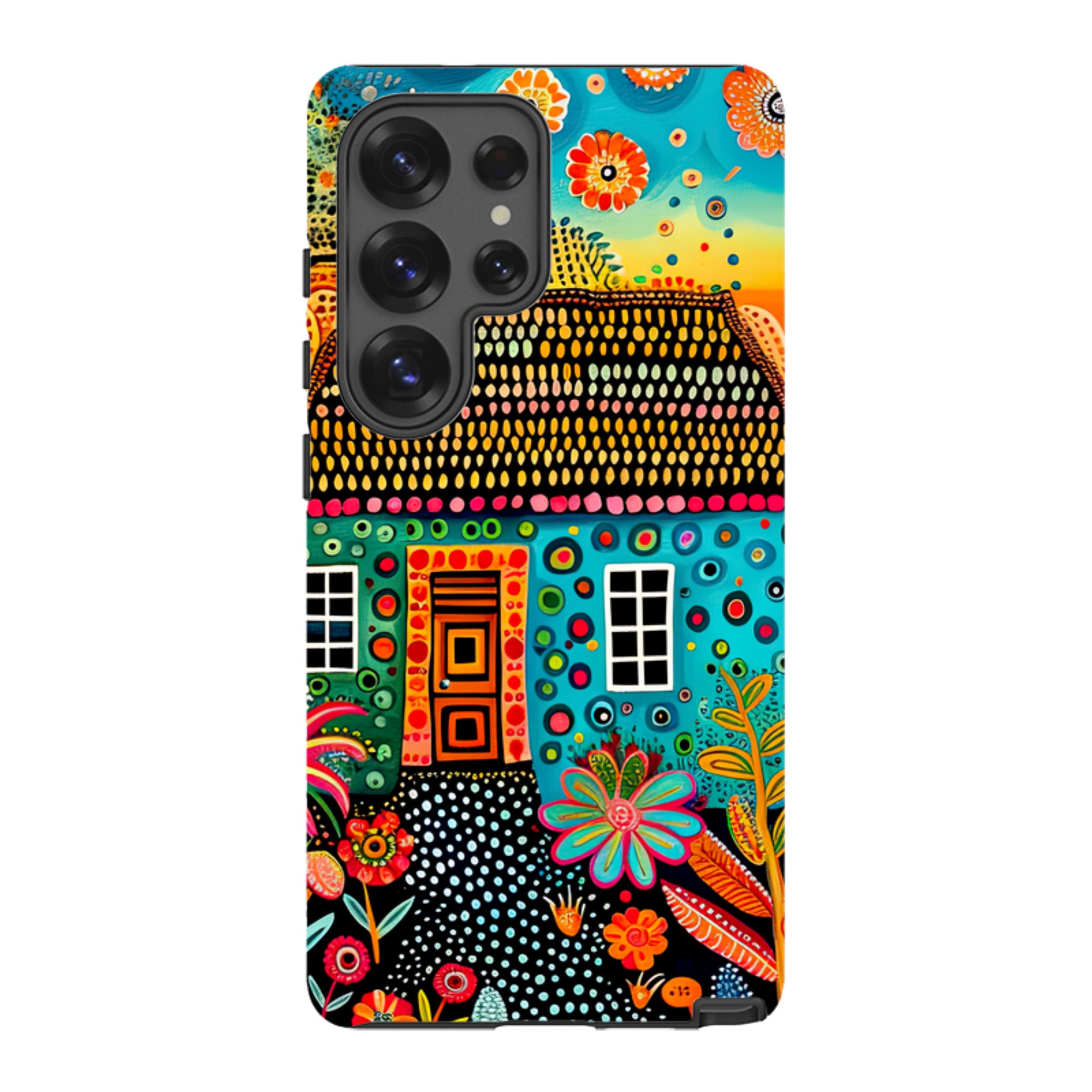 Samsung Tough Case - Folk Art House VII