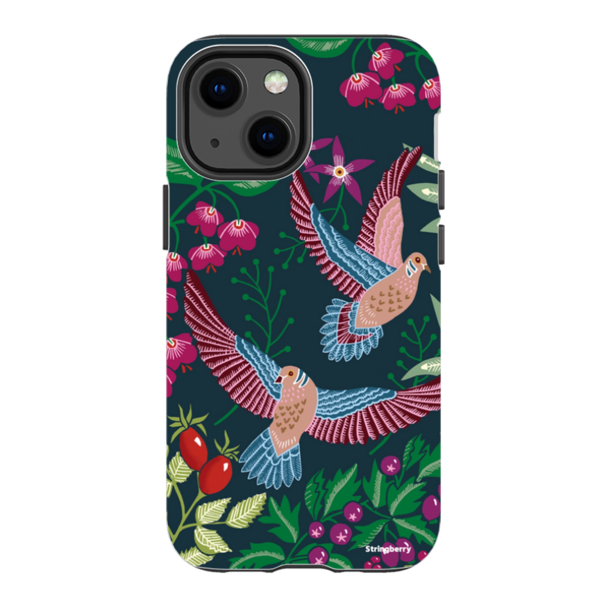 iPhone Tough Case - Two Turtle Doves By Kate Heiss