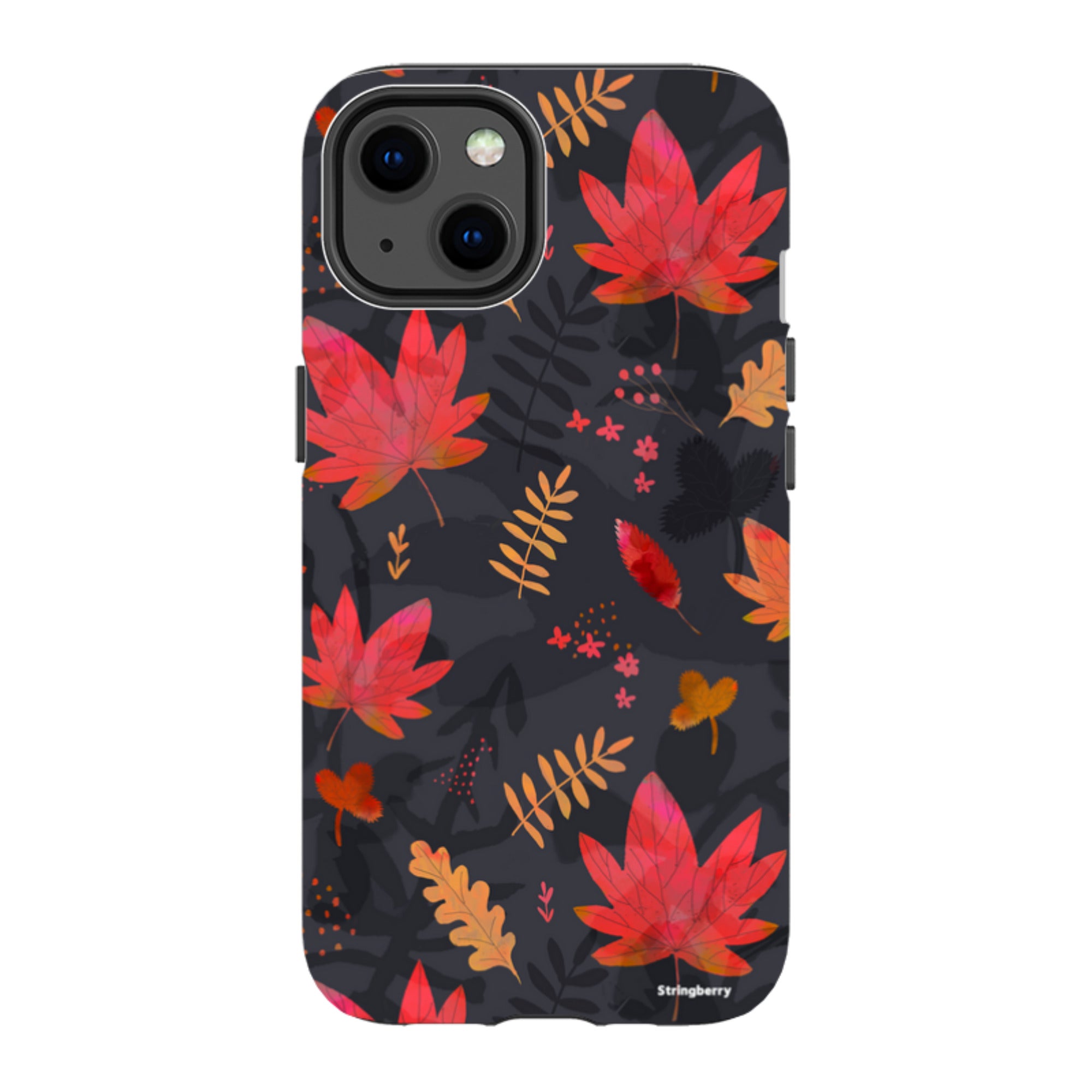 iPhone MagSafe Tough Case -  Autumn Leaves Dark