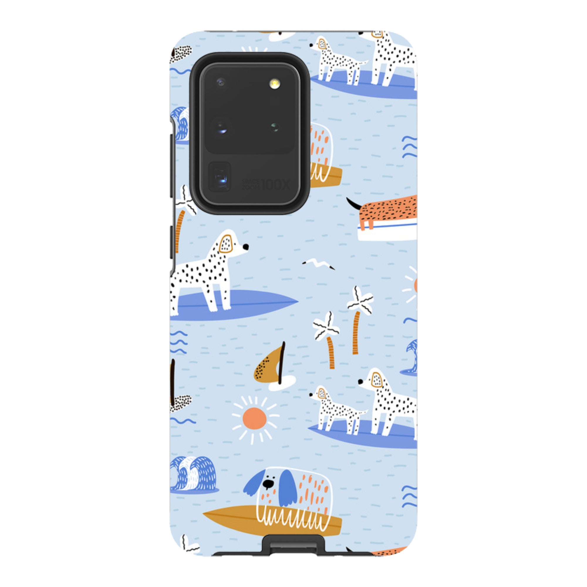Samsung Tough Case - Surfing Dogs