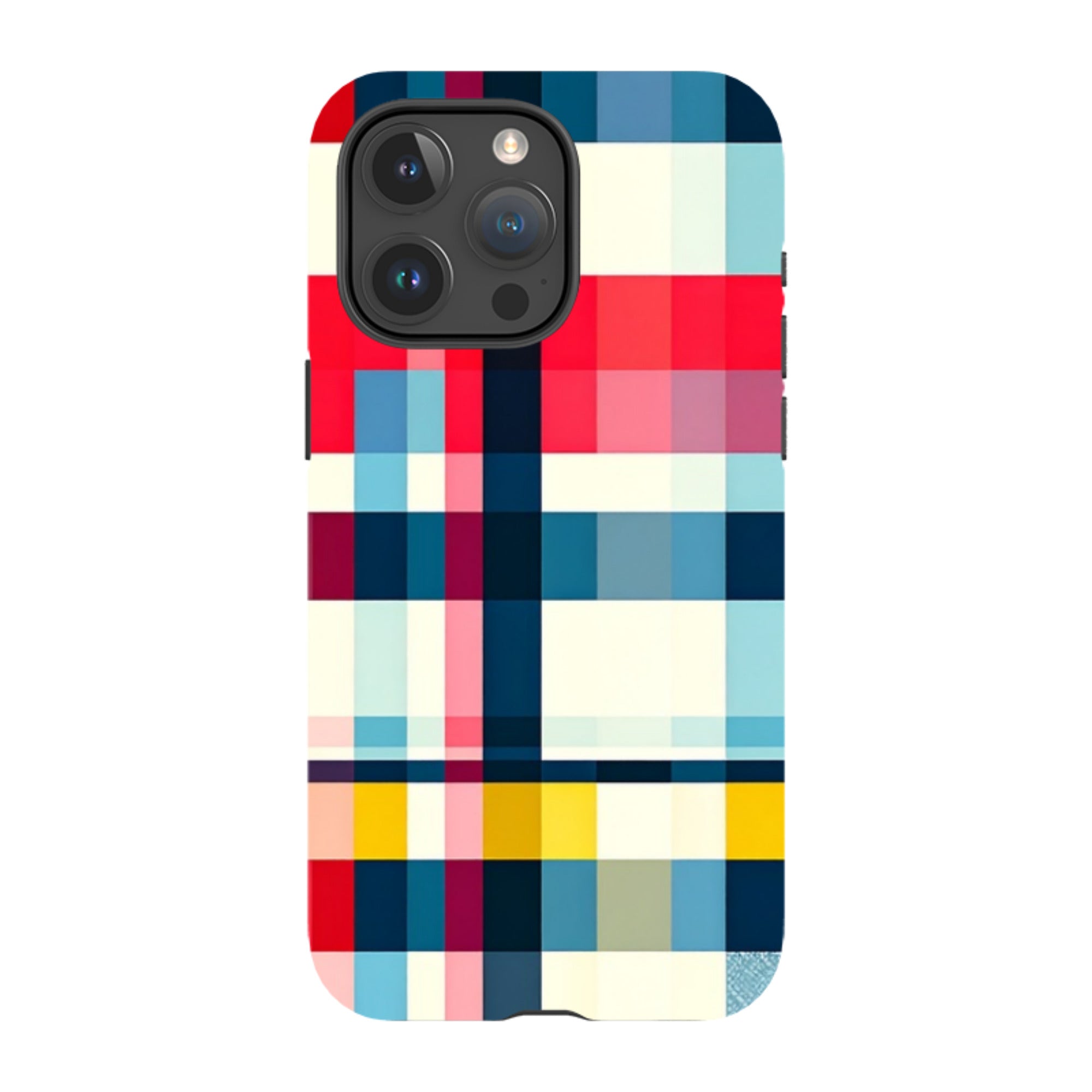 iPhone Tough Case - Cancun Gingham