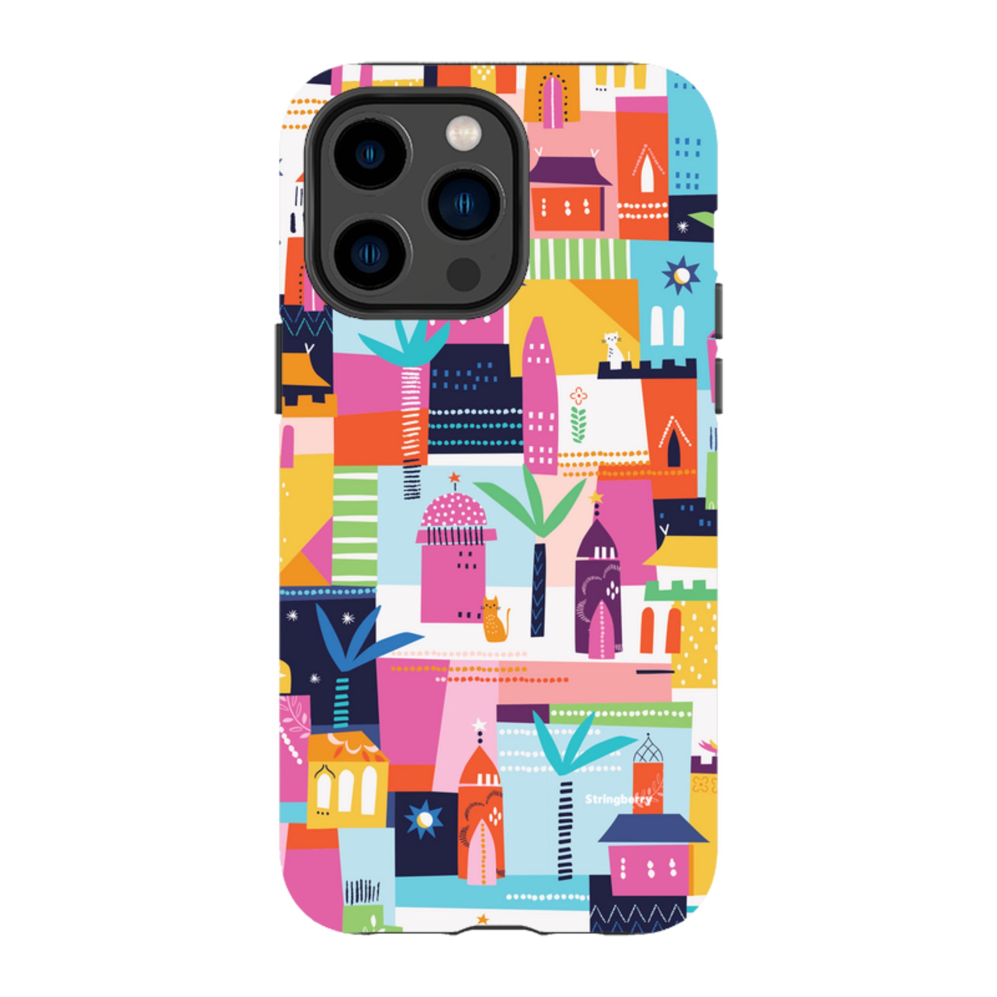 iPhone Tough Case - Houses By Ali Brookes