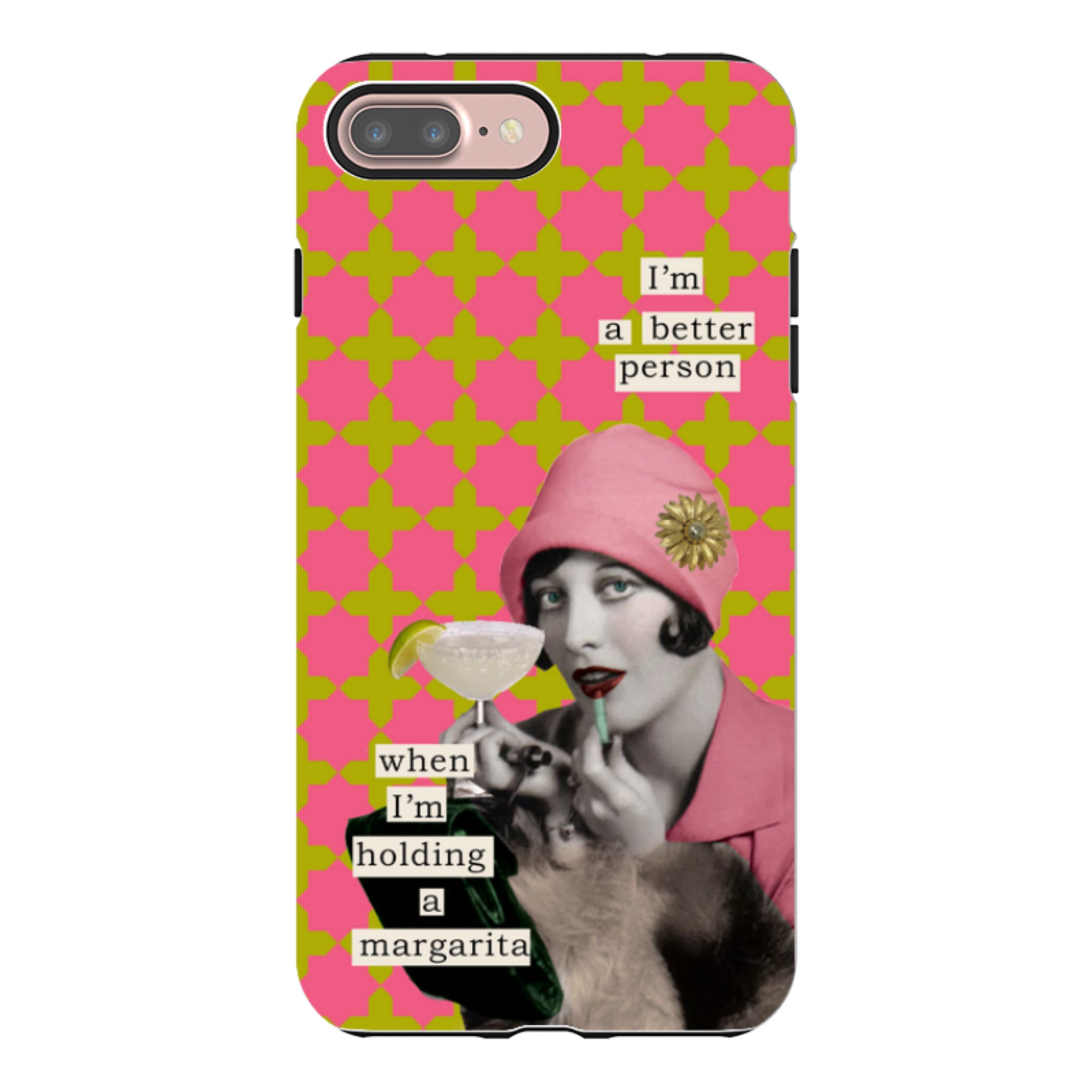 iPhone Tough Case - I'm A Better Person By Clare Jordan