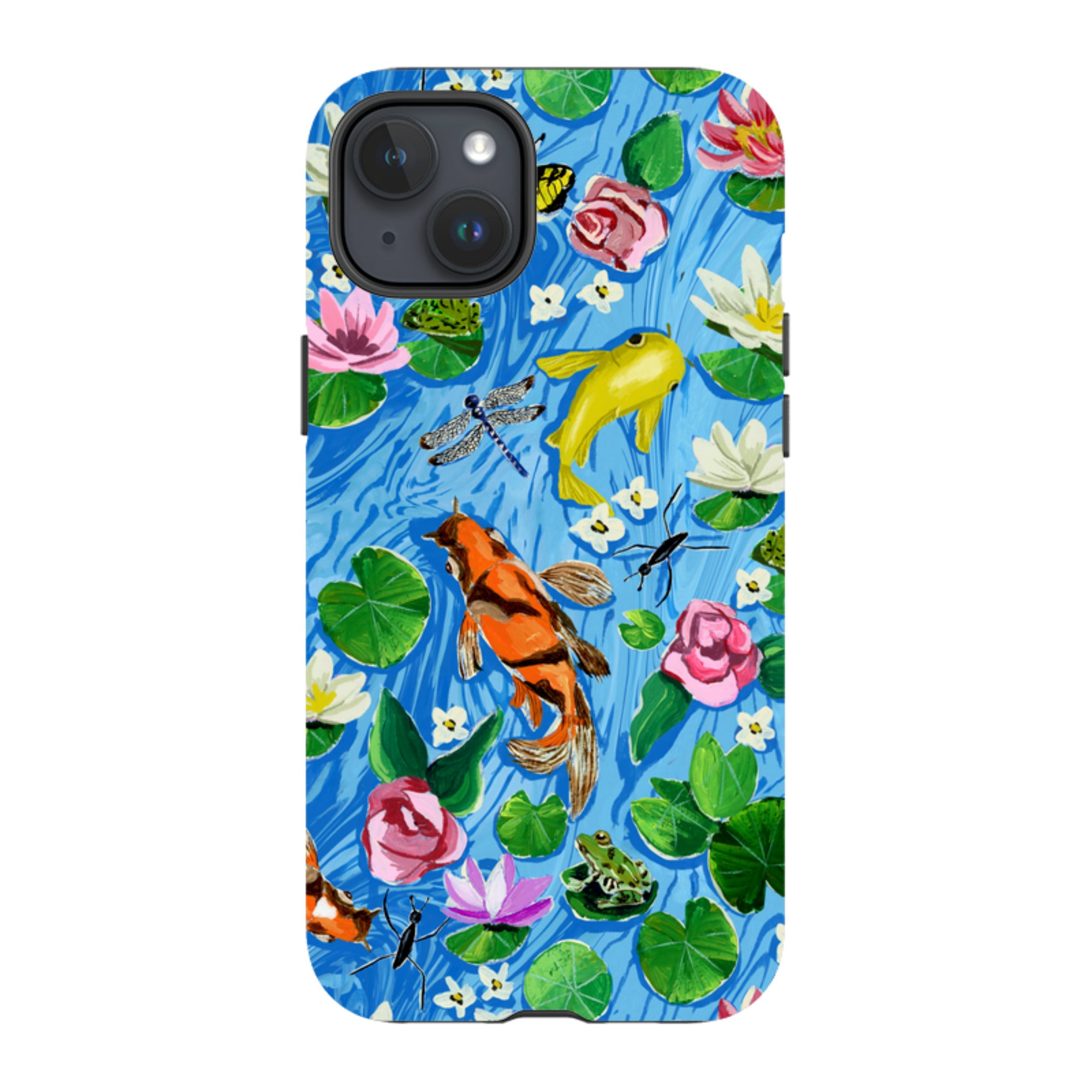 iPhone MagSafe Tough Case - Floral Pond By Abby Jacobs