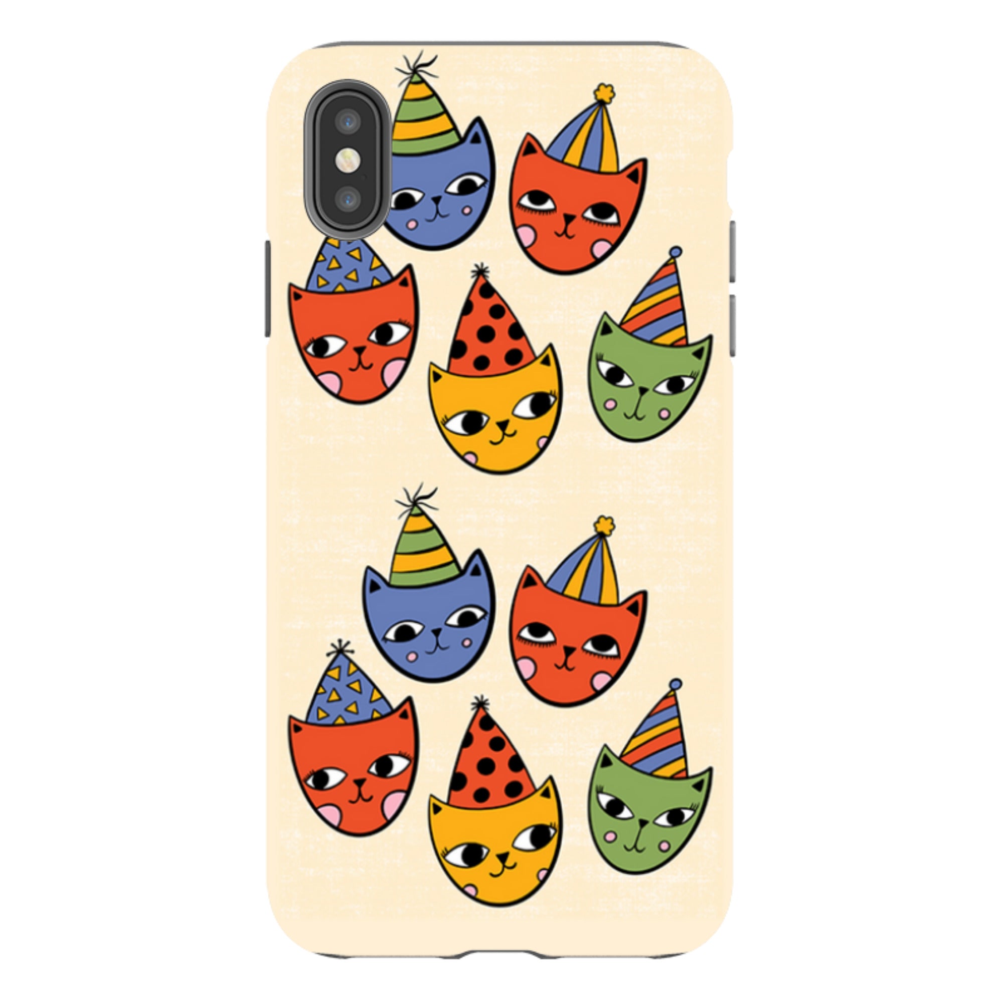 iPhone Tough Case - Happy Cats By Suzy Taylor