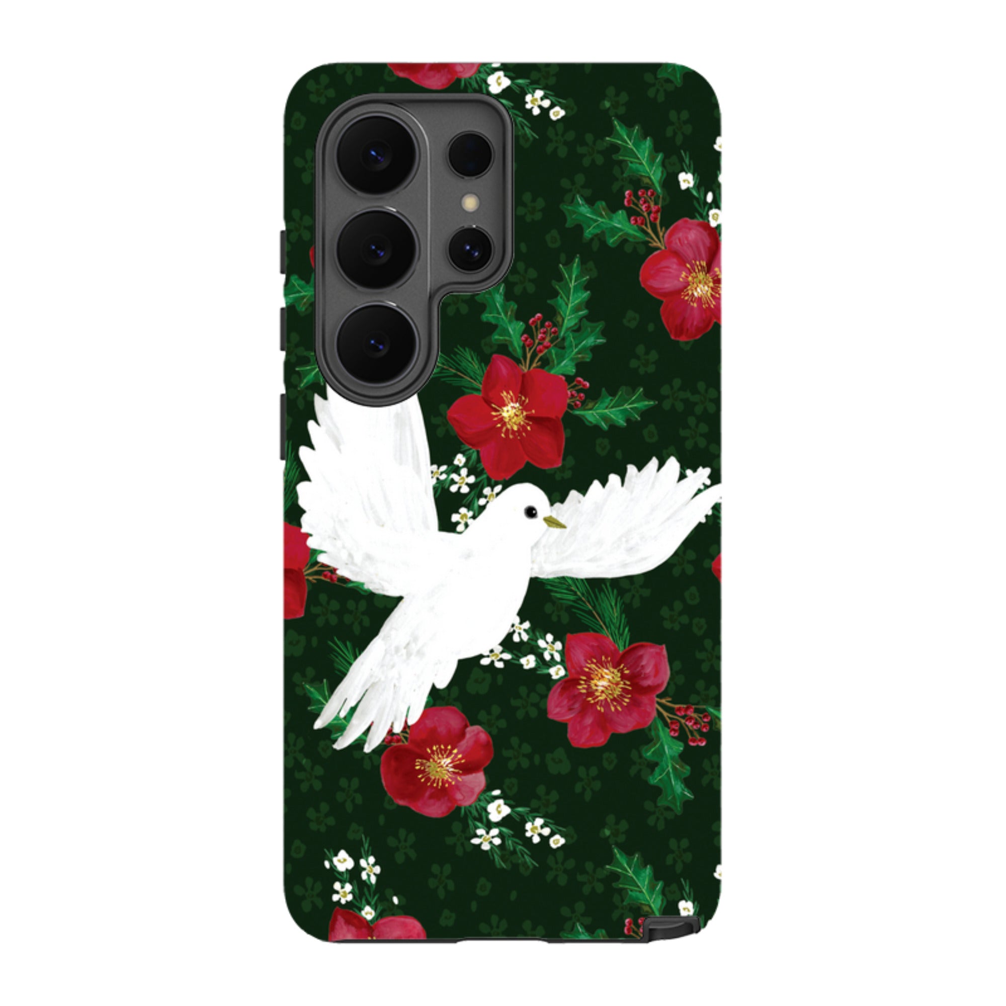 Samsung Tough Case - Dove and Floral By Abby Jacobs
