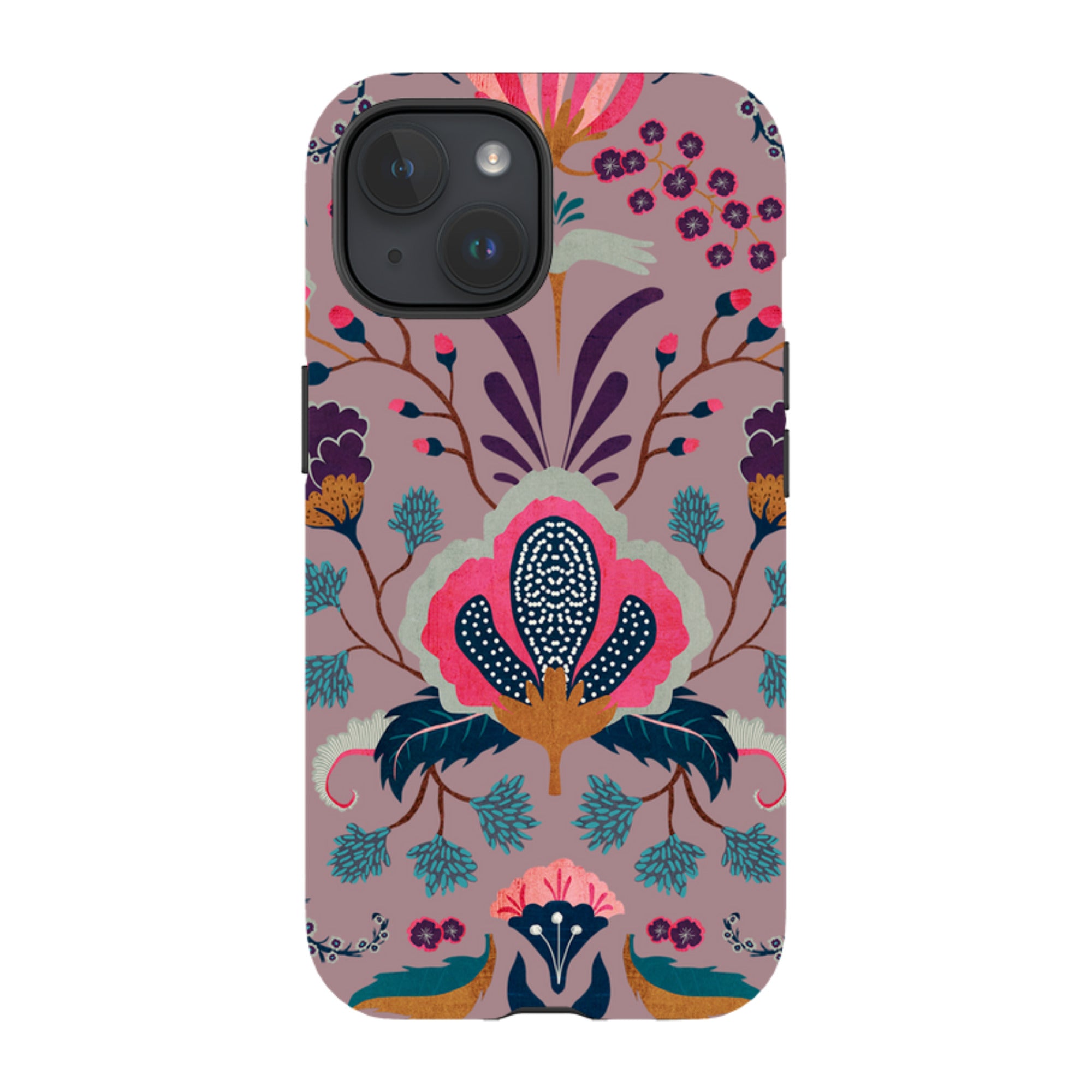 iPhone Tough Case - Folk Floral III By Katherine Quinn