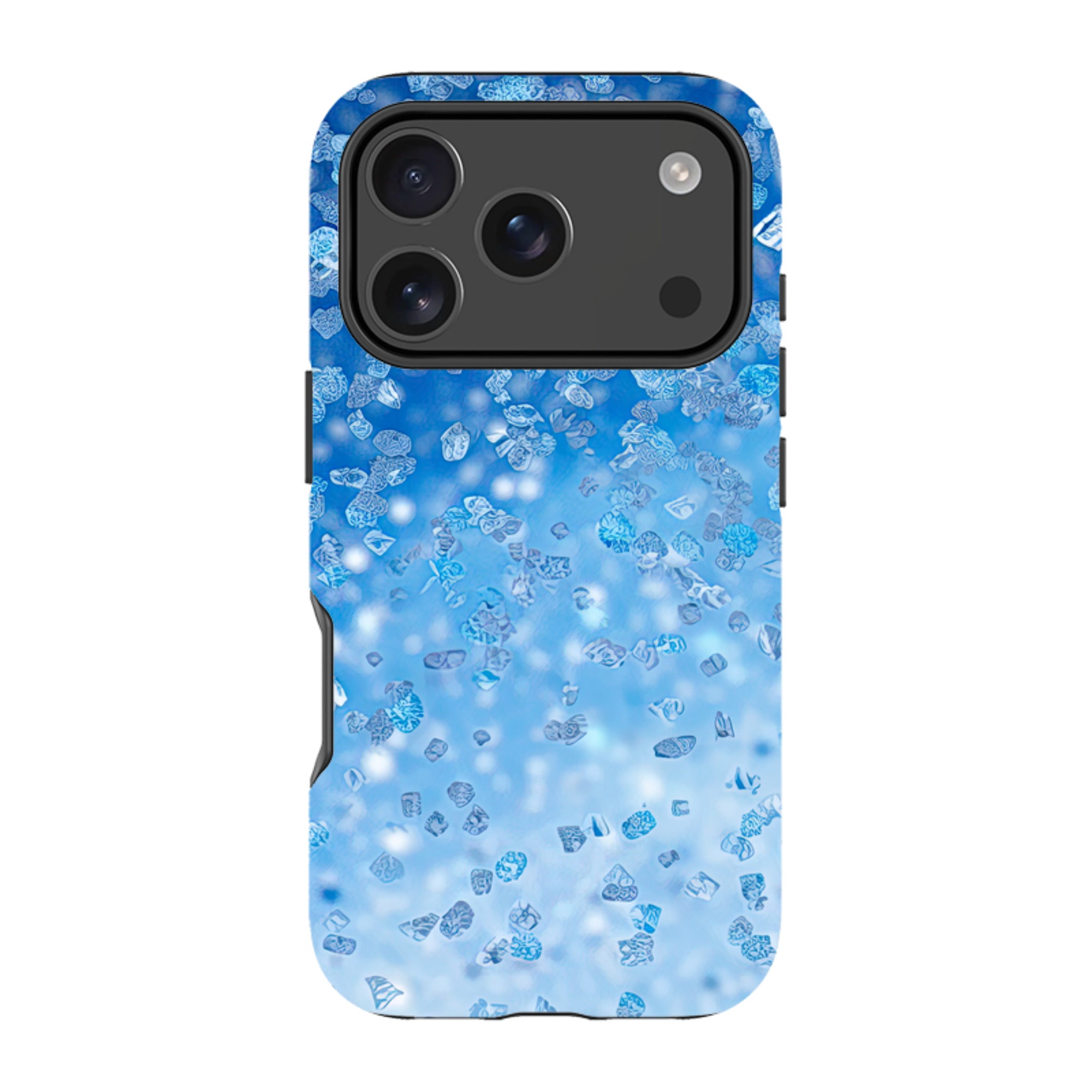 iPhone Case - Blue Glitter (case does not glitter)
