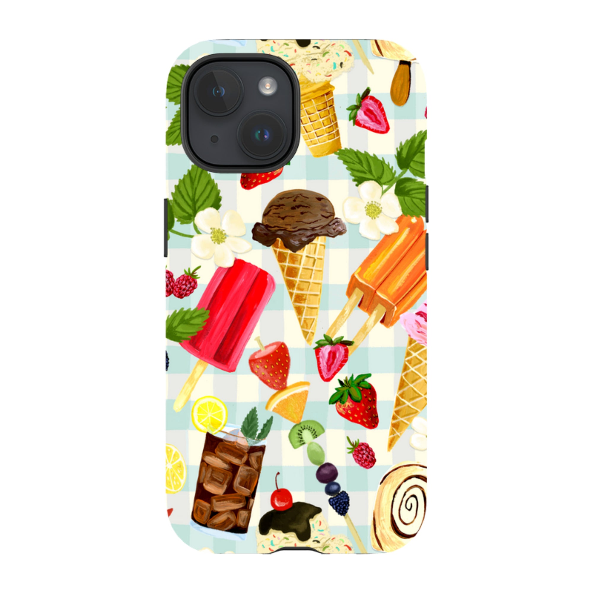 iPhone MagSafe Tough Case - Ice Floral By Abby Jacobs