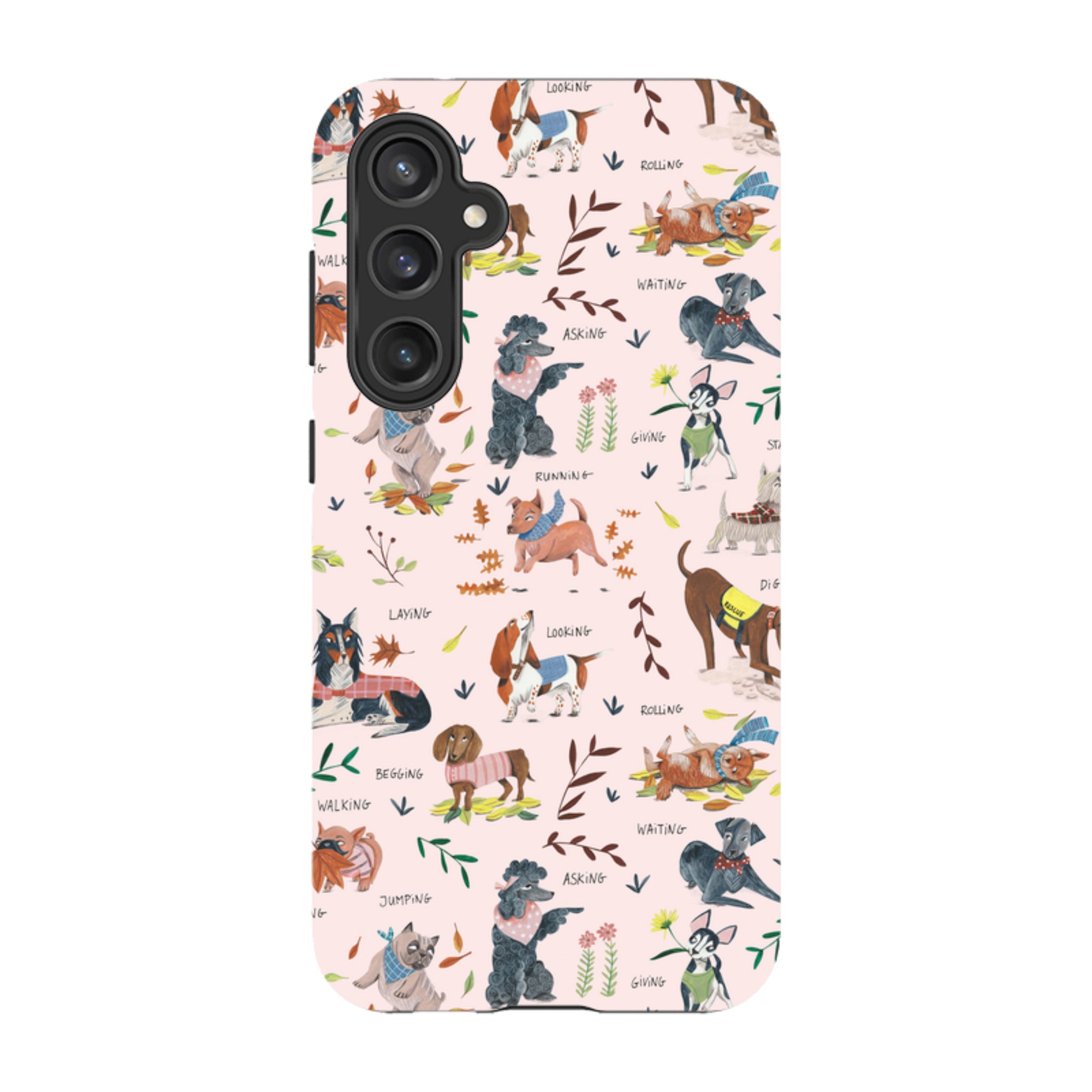 Samsung Tough Case - Dog Pattern By Caroline Bonne Muller