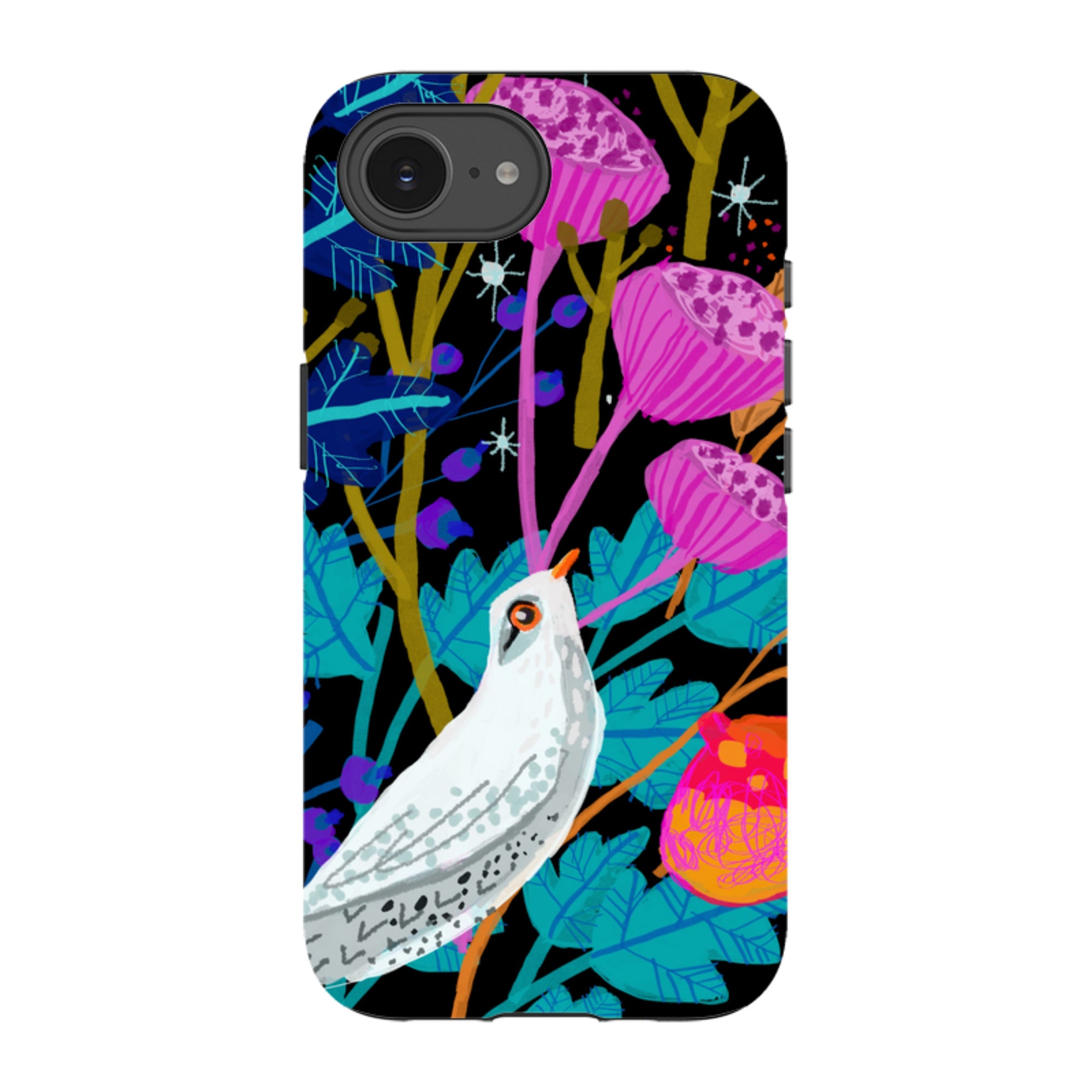 iPhone Tough Case - White Bird By Claire West