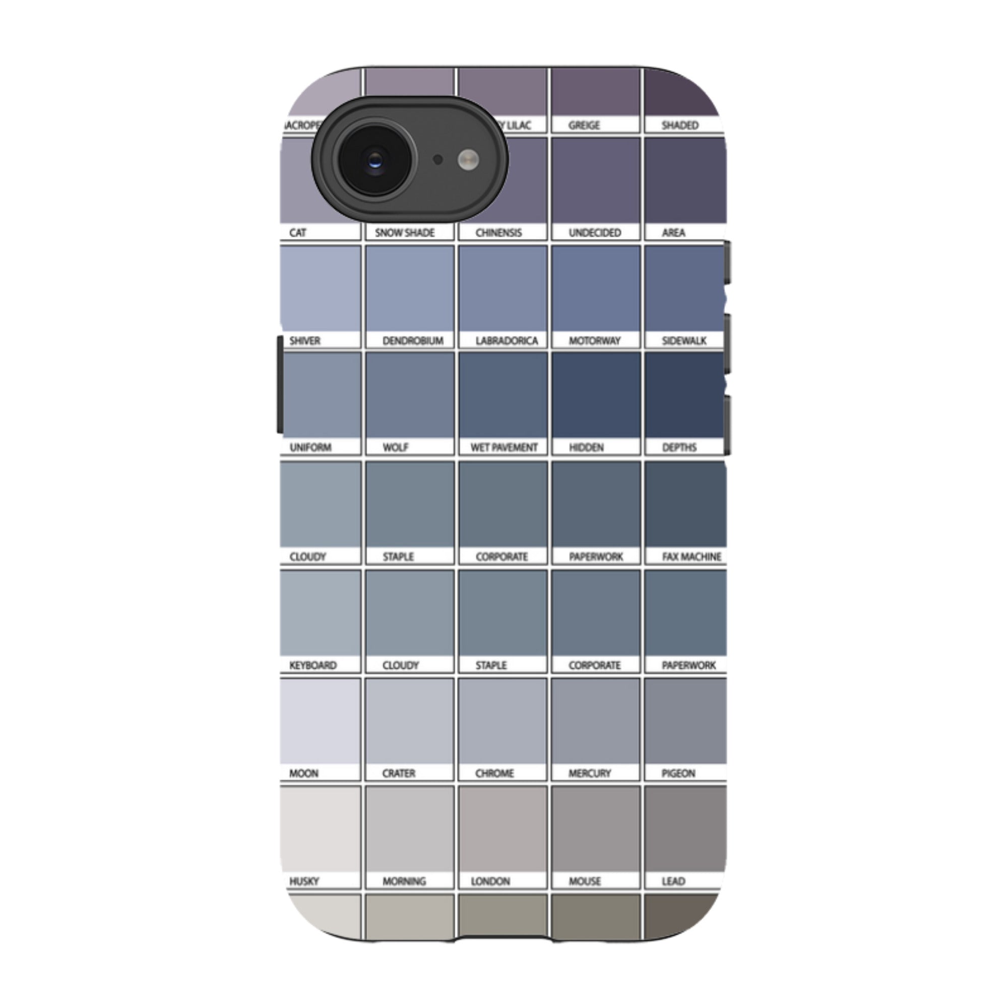 iPhone Tough Case - Grey Chromology By Kitty Joseph