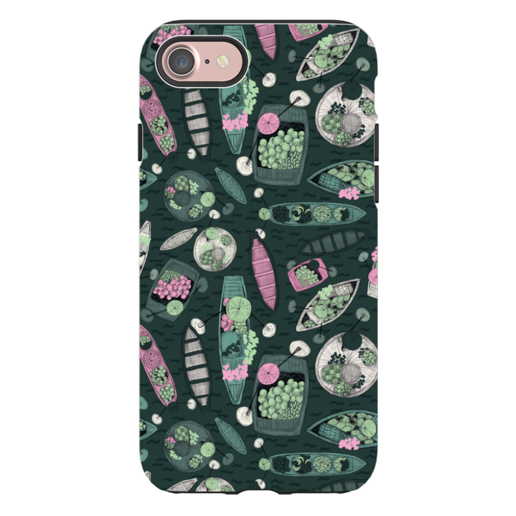 iPhone Tough Case - Floating Markets A By Jade Mosinski