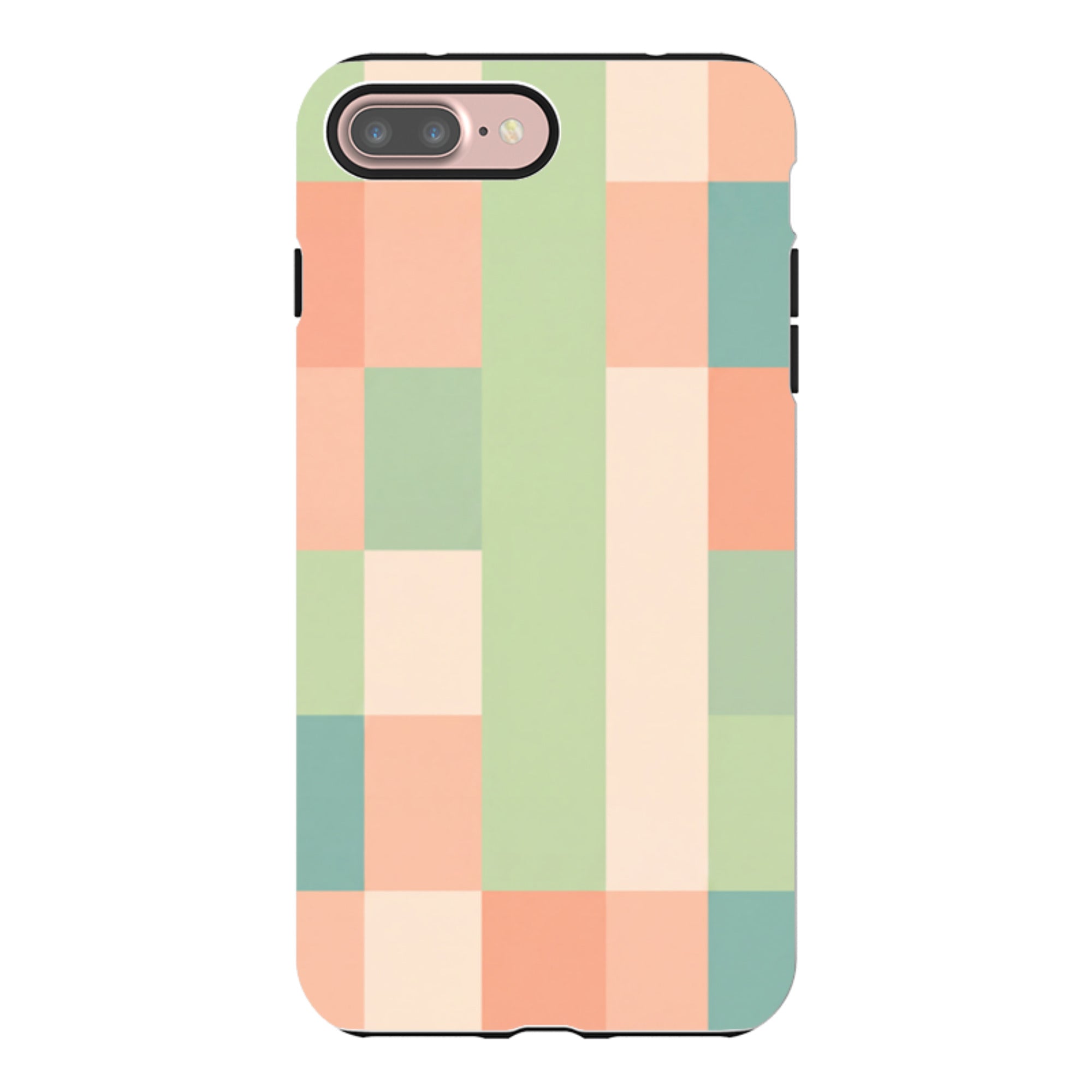 iPhone Tough Case - Pastel Gingham