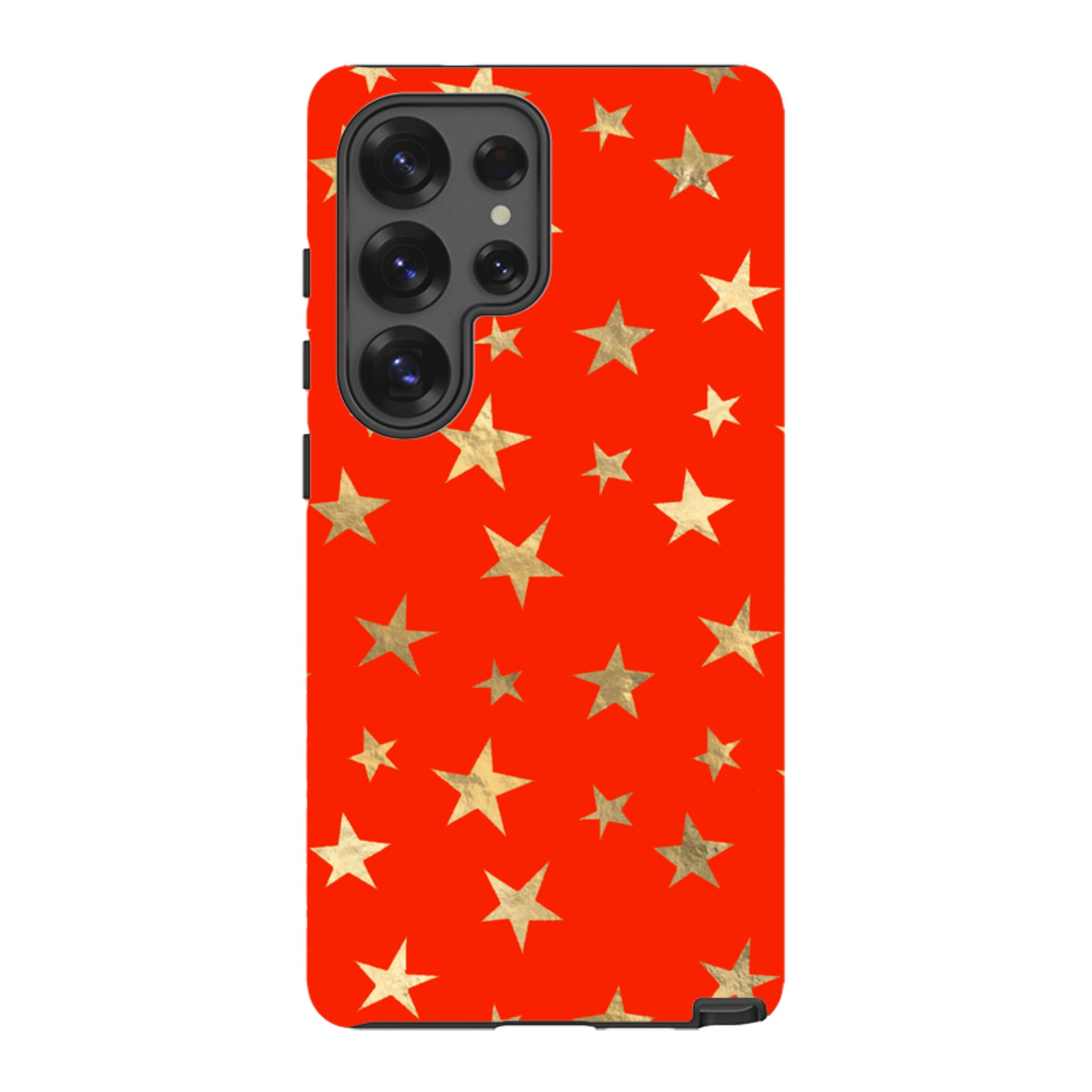 Samsung Tough Case - Red and Gold Stars