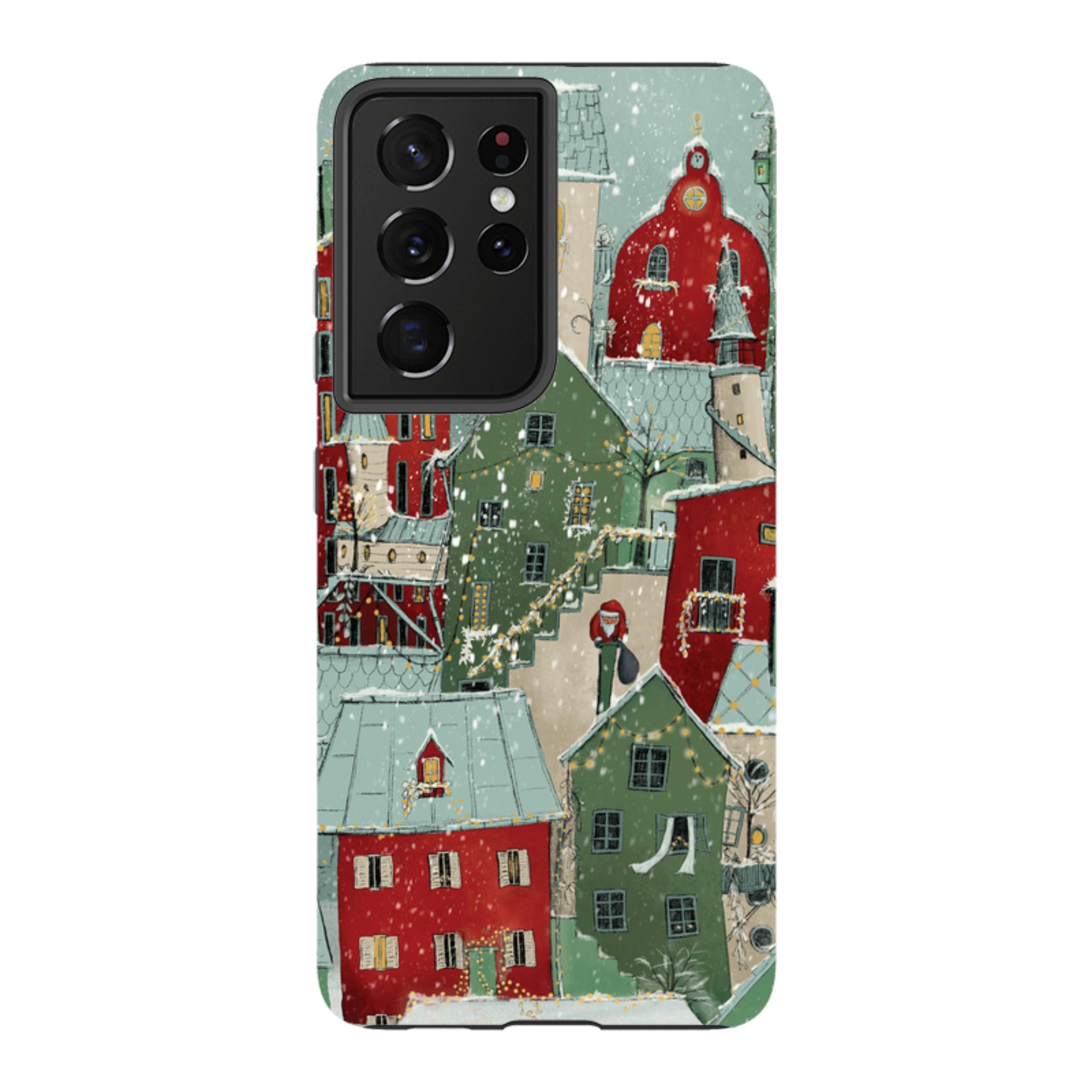 Samsung Tough Case - Citywinkles Red By Maja Lindberg