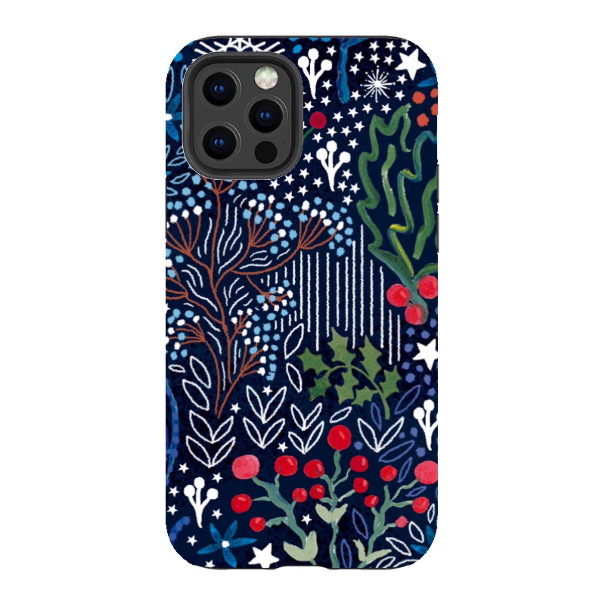 iPhone Tough Case - Winter Flowers II By Emma Frances Grant