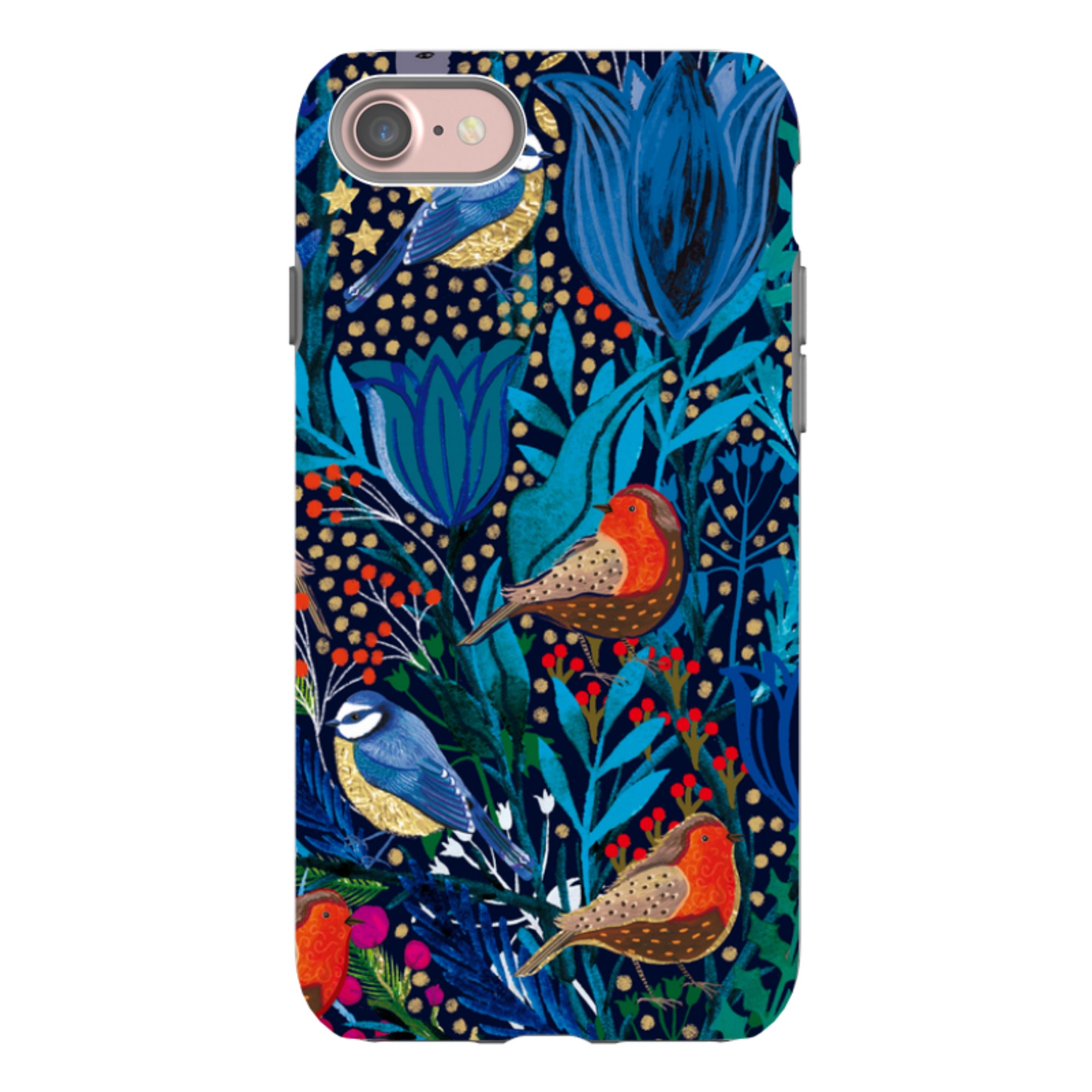 iPhone Tough Case - Xmas Robin IV By Emma Frances Grant