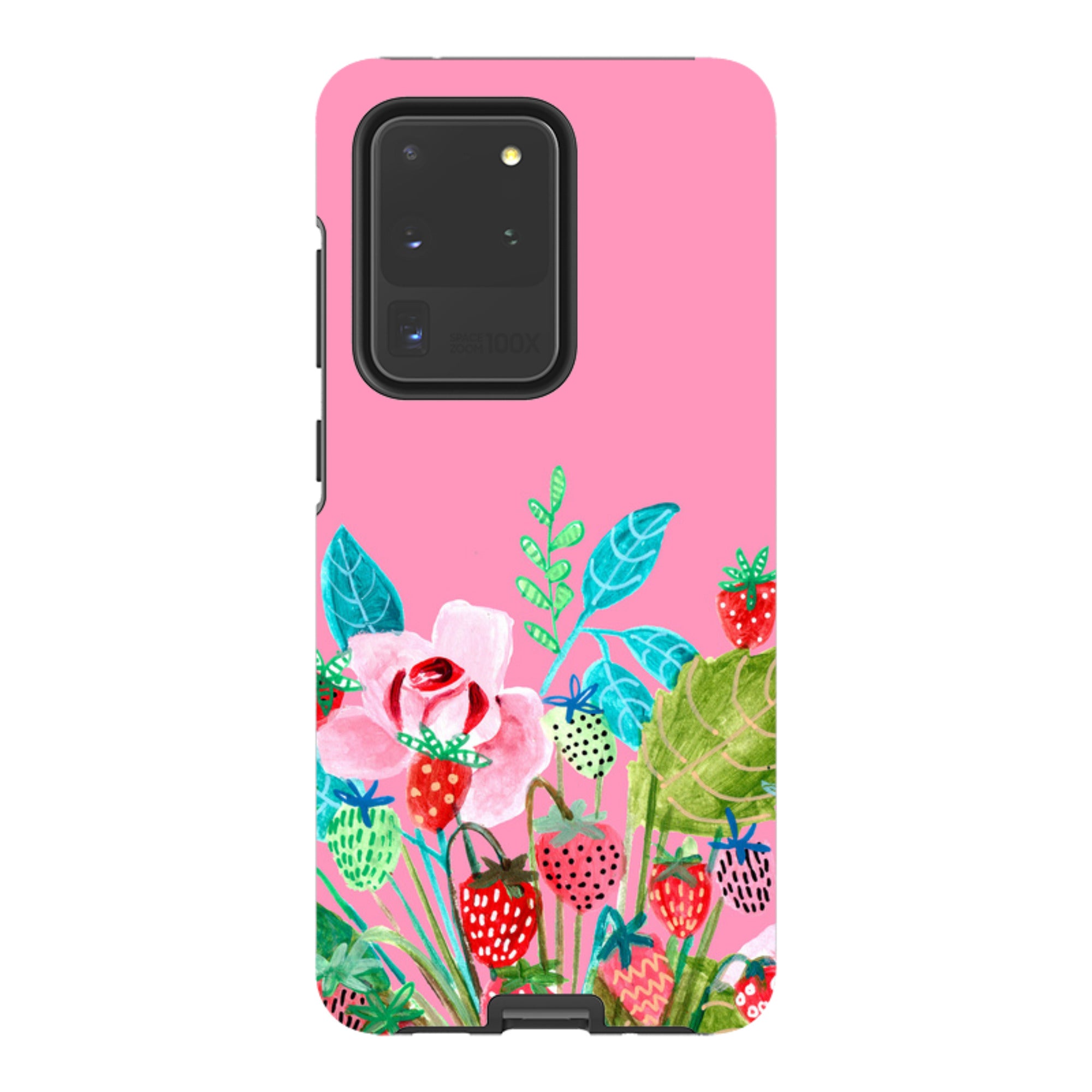 Samsung Tough Case - Pink Colour Floral By Caroline Bonne Muller