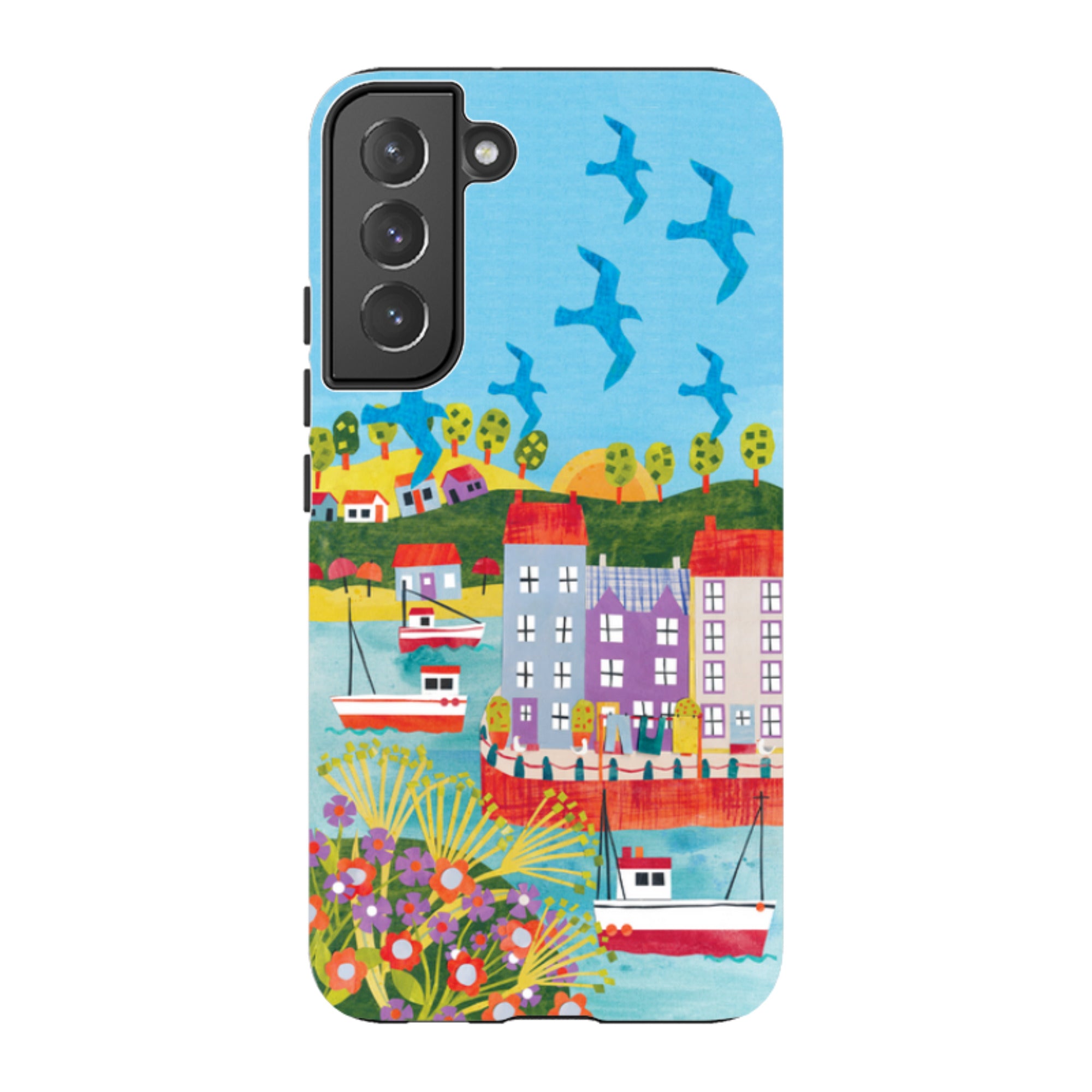 Samsung Tough  Case - Harbour Side By Tracey English