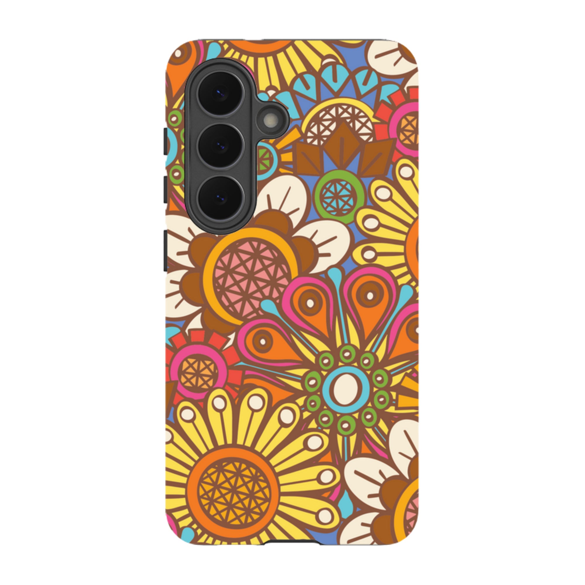 Samsung Tough Case - Retro Posy Brights By Amelia Bowman