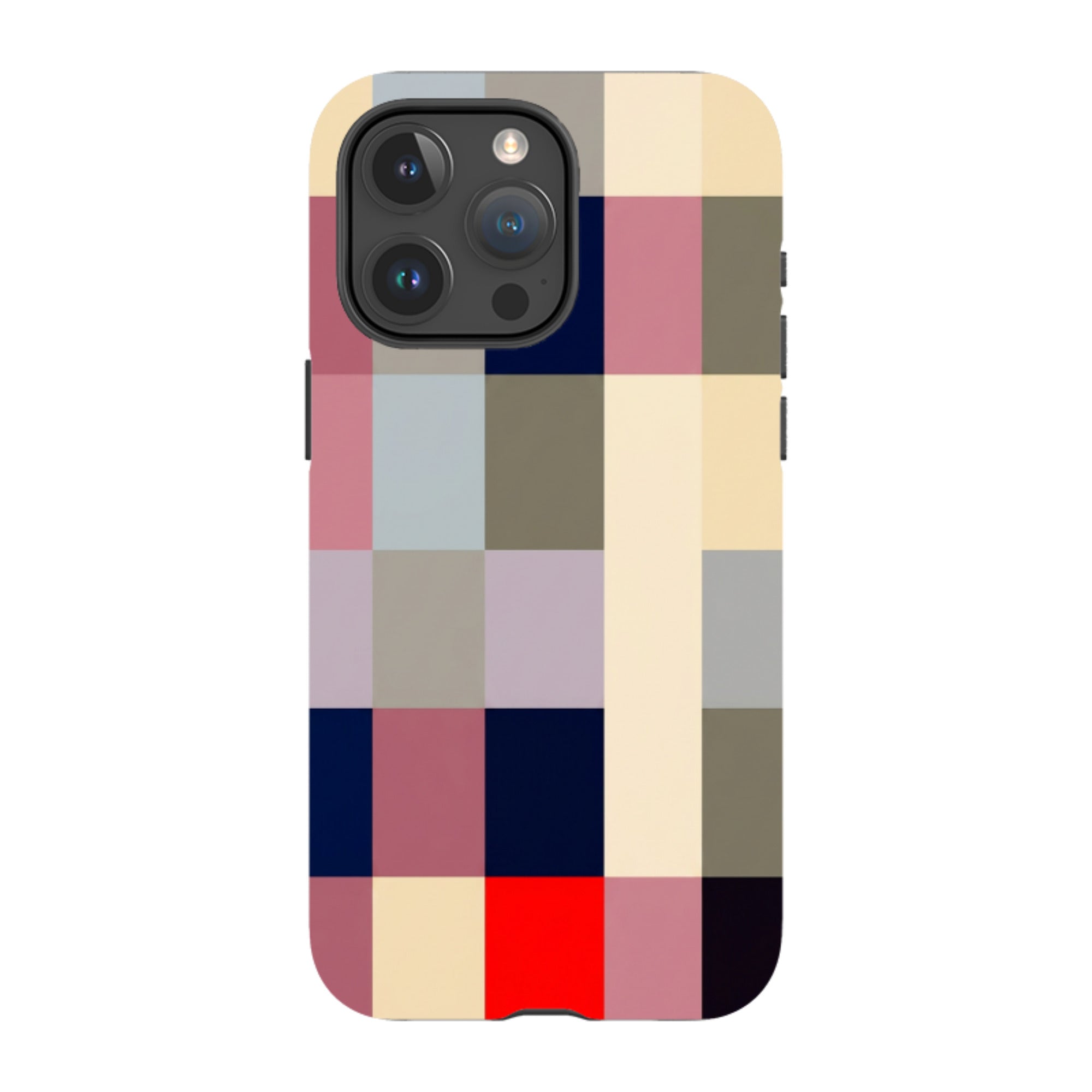 iPhone Tough Case - Retro Plaid