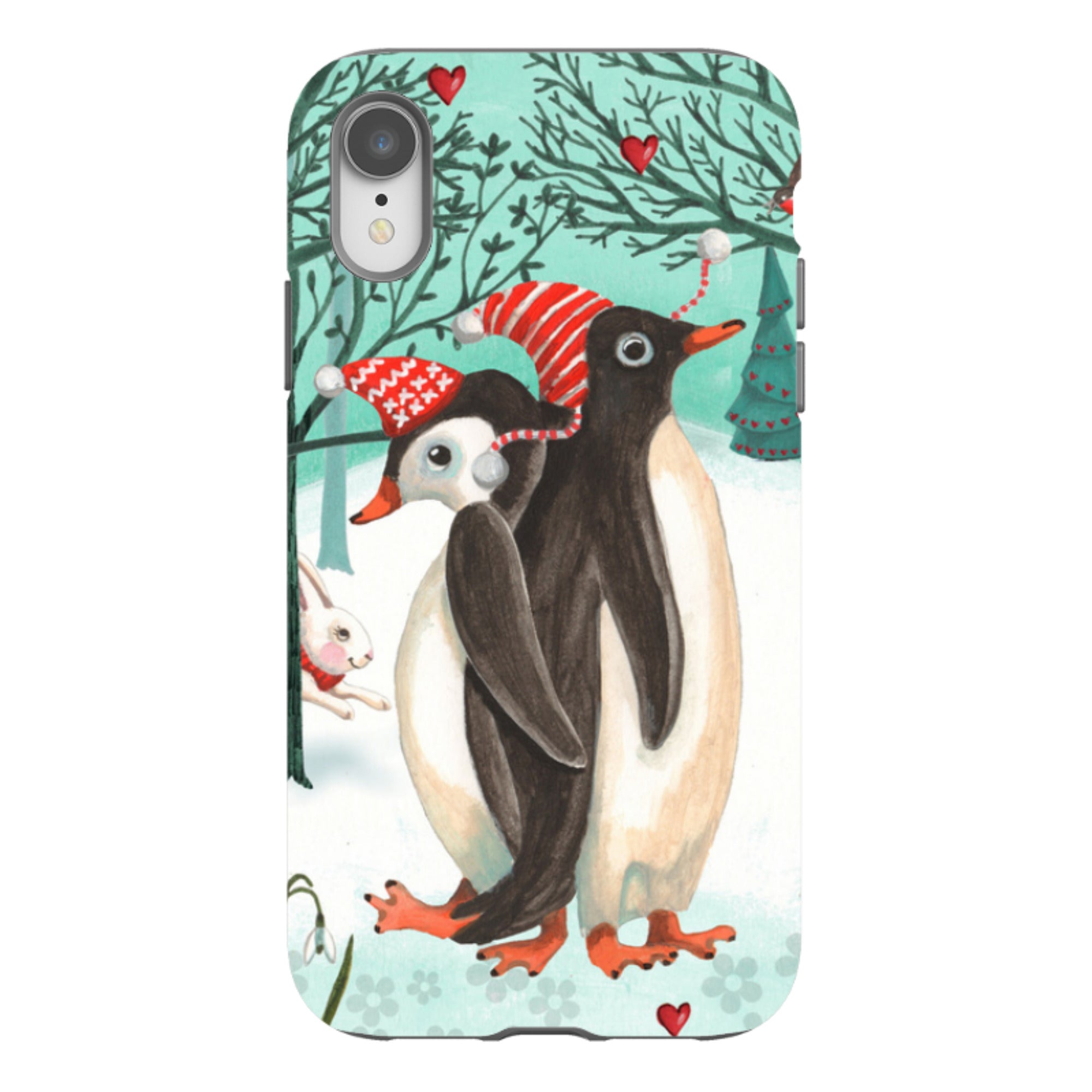 iPhone Tough Case - Winter Together By Caroline Bonne Muller