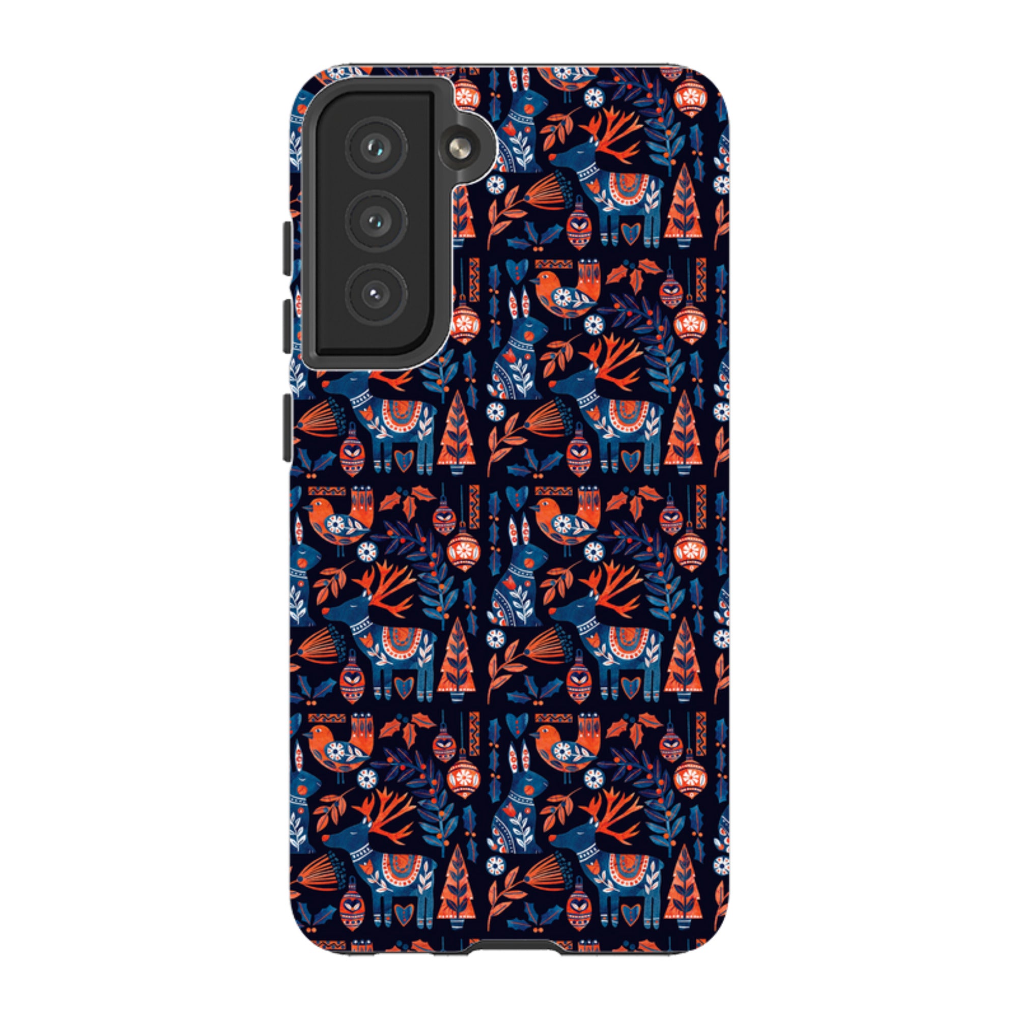 Samsung Tough Case - Scandi Animals Dark By Tracey English